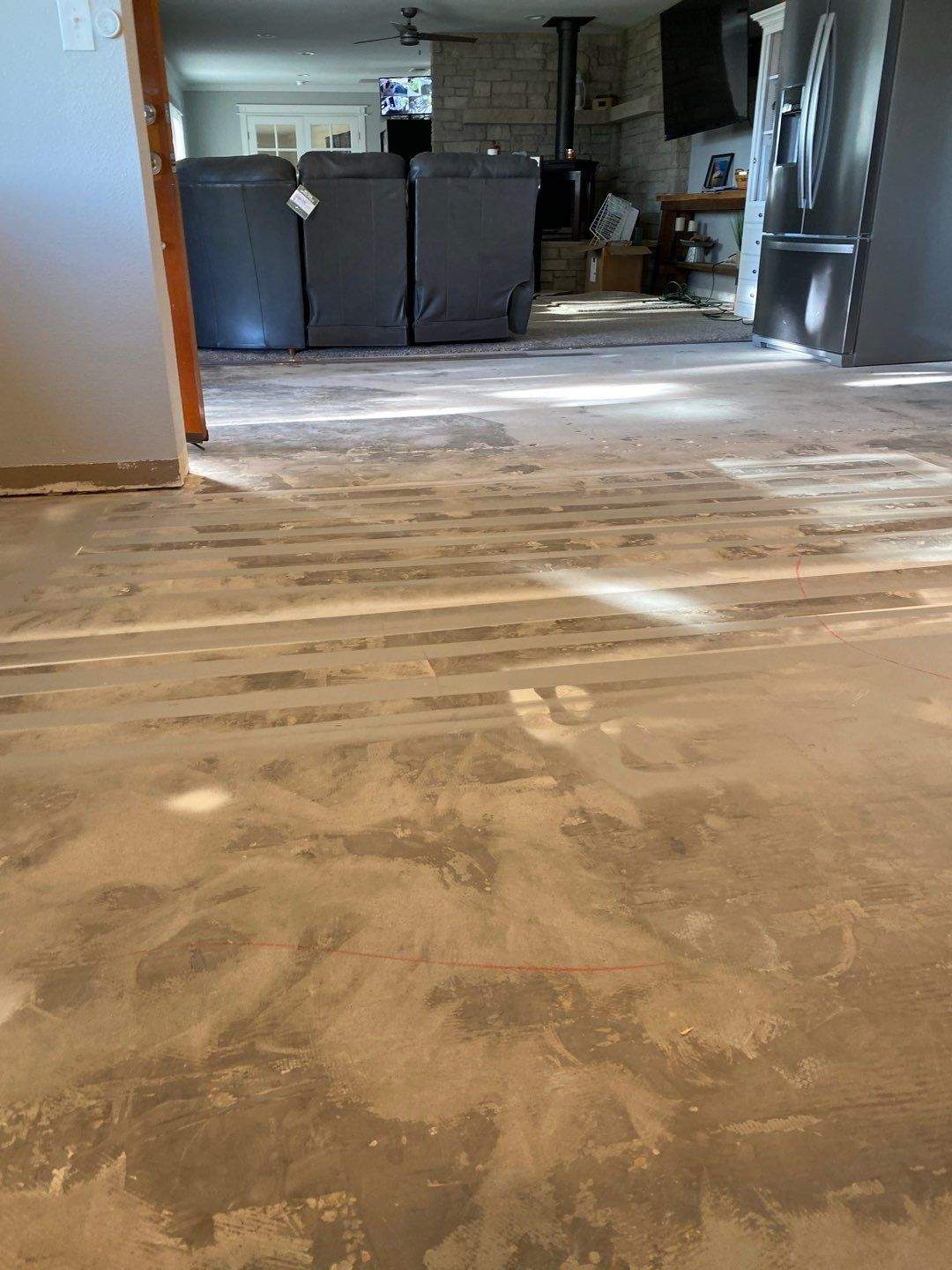 LVP Flooring for newly remodeled kitchen in Newcastle. by Footprints Floors South Sacramento