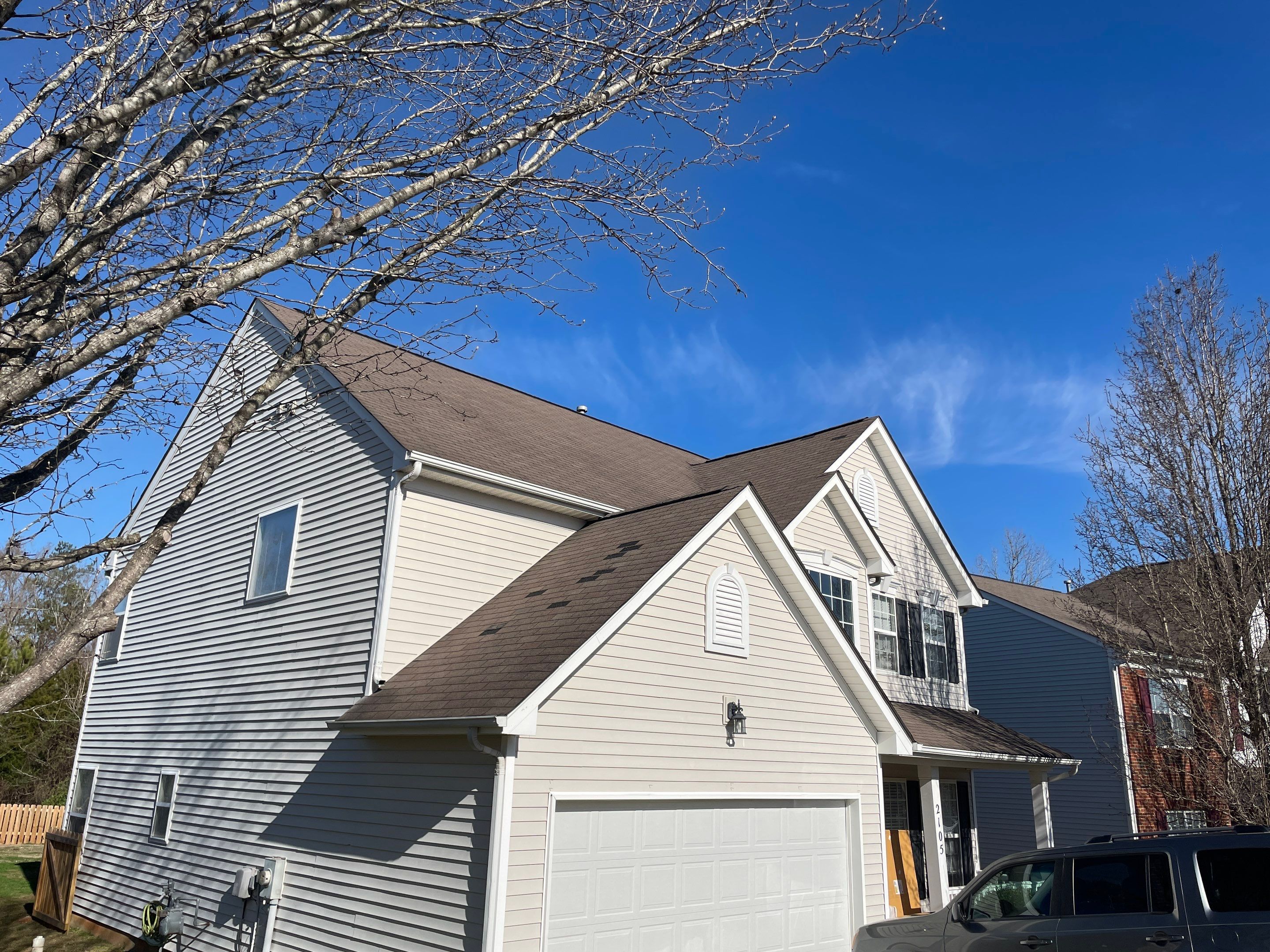 GAF HDZ Architectural Shingle in Pewter Gray by H&S Roofing and Gutter