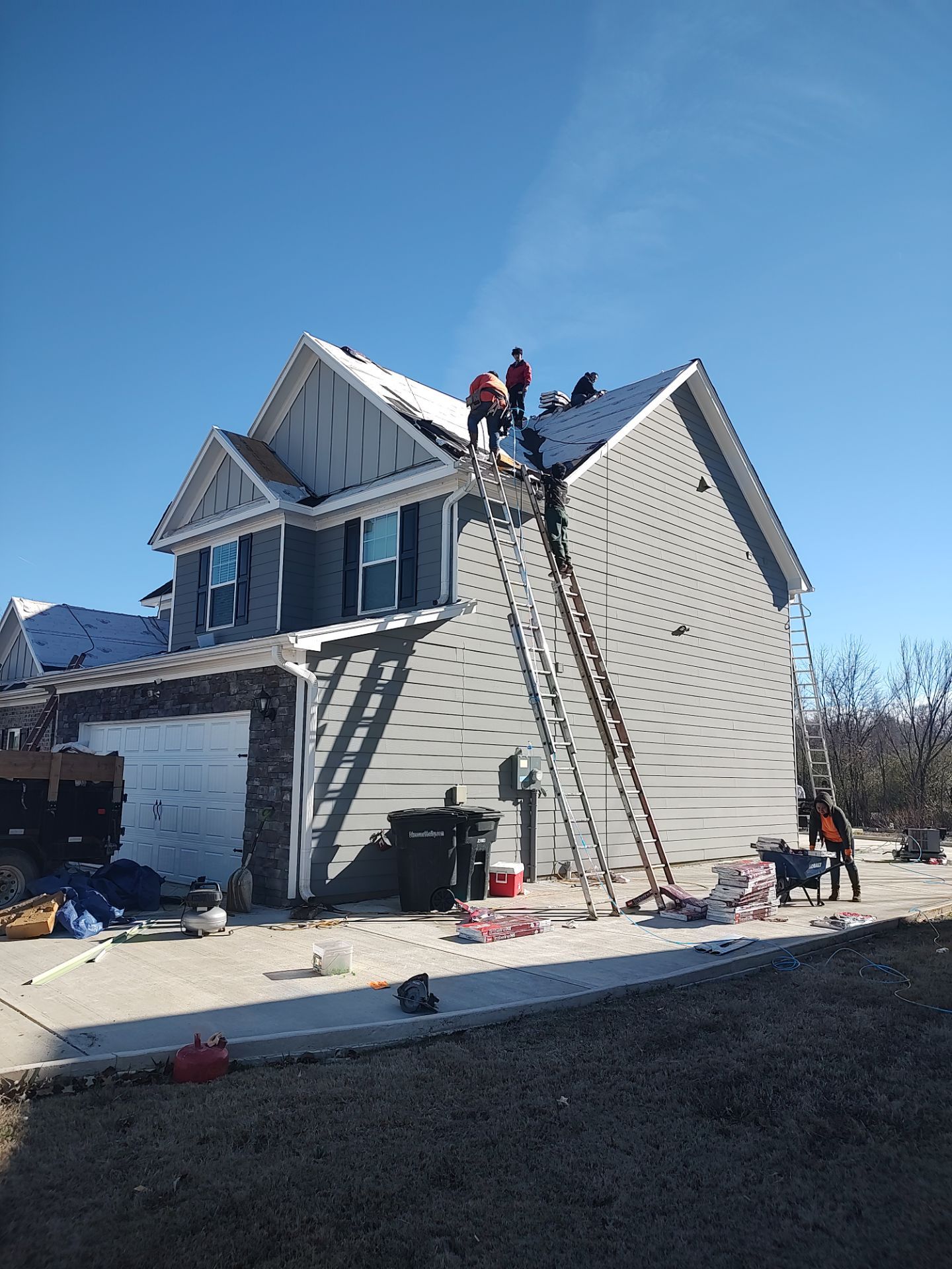Residential Roof Replacement using GAF NATURAL SHADOW - CHARCOAL by Elite Roofing LLC