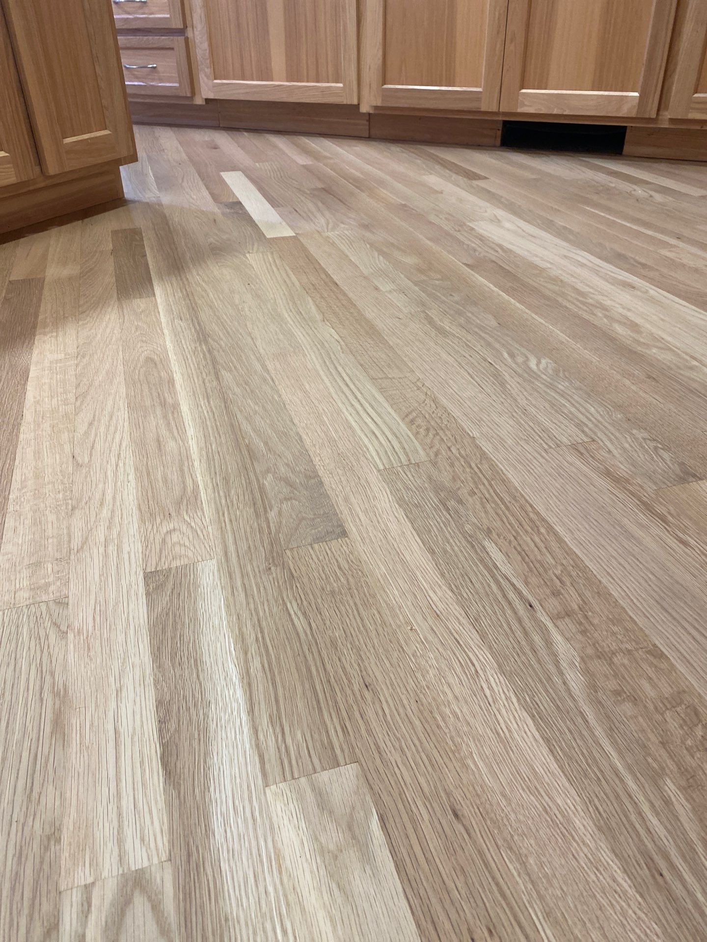 White Oak Installation and Refinish by Footprints Floors South Sacramento