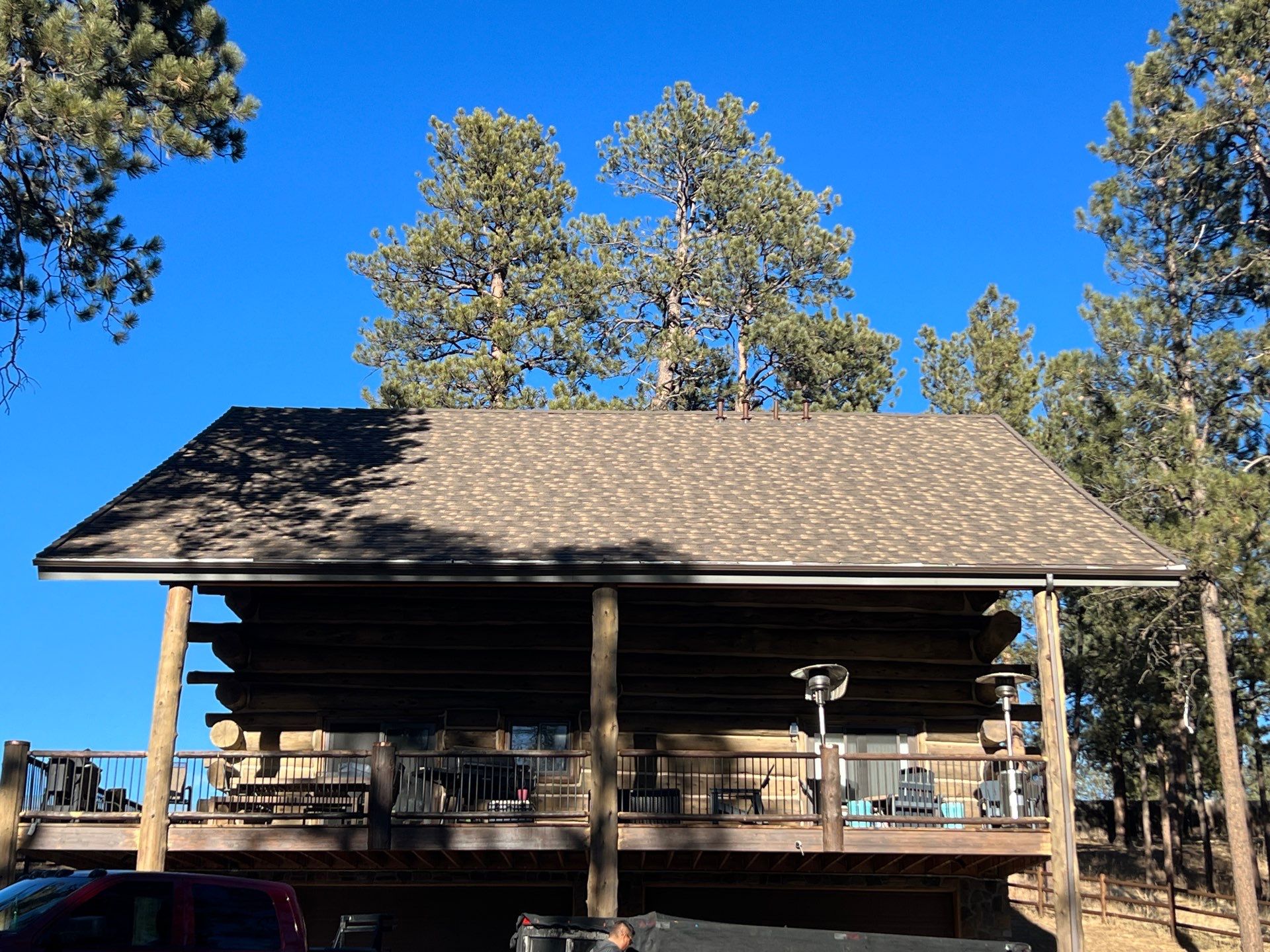 Residential Roofing Installation using Stone Coated Steel by Blue Peaks Roofing LLC 