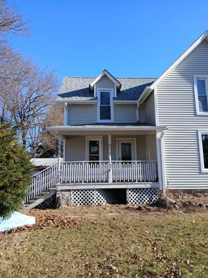 seamless aluminum gutter install in Harvard, IL (After)