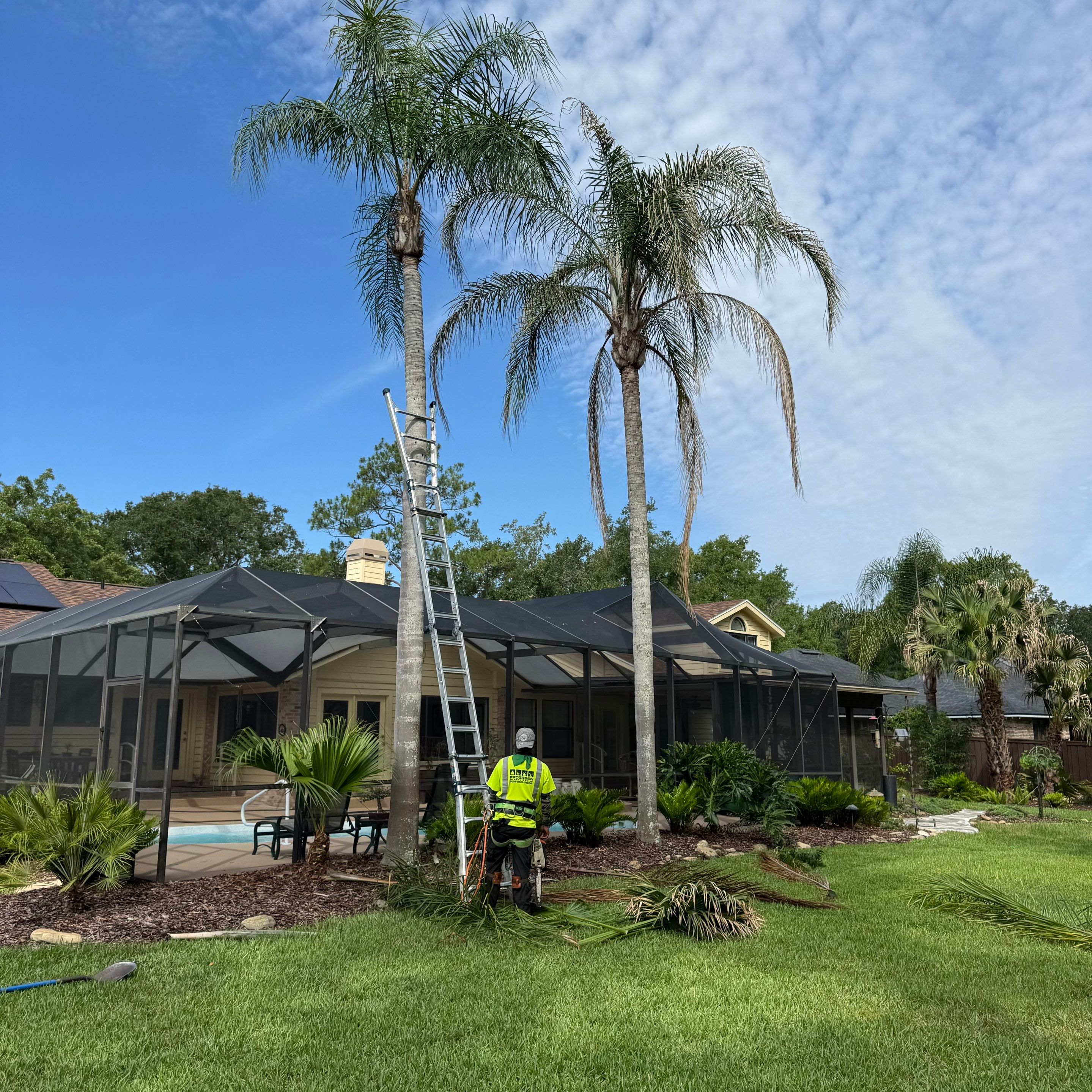 Deerwood Resident | Pine Bark Install & Clean-Up by ProGreen Services