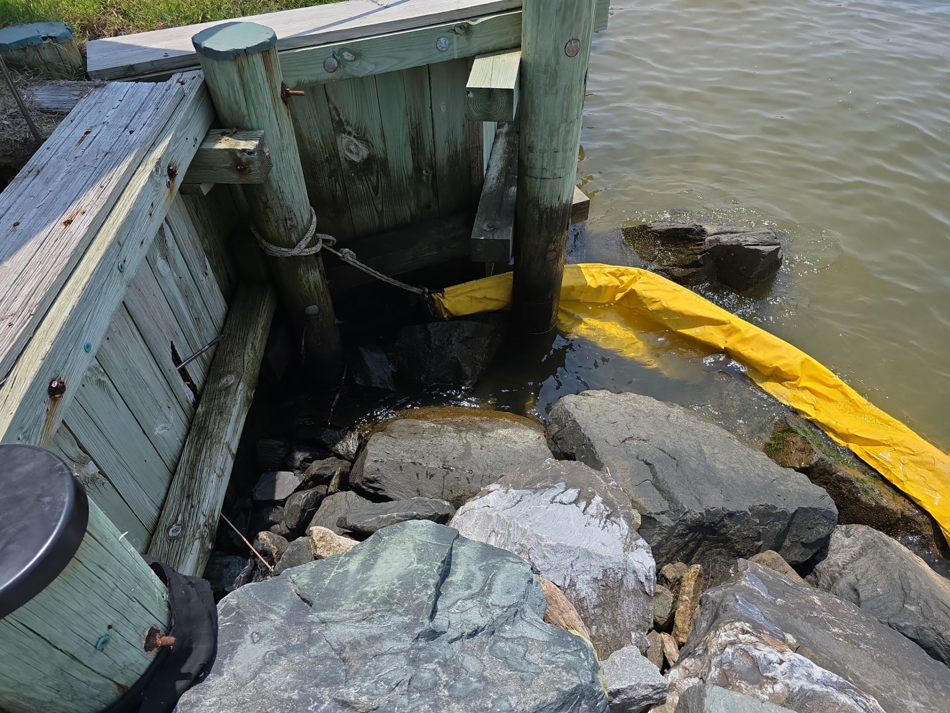 Stevensville Bulkhead Leak Sealing by East Coast Poly Solutions 