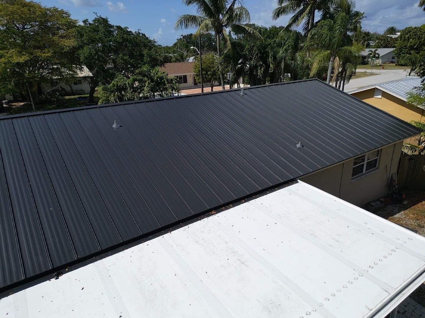 Kynar (Color Coated) Standing Seam Metal Roof Replacement by Sailfish Roofing