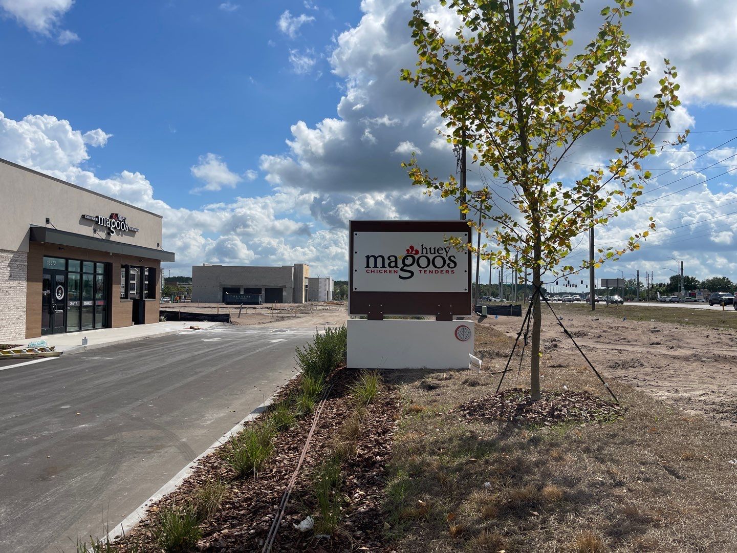 Monument Sign for Huey Magoos by SignCrafters
