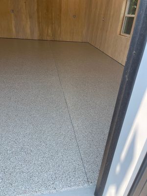 Garage Floor Coating using Creekbed