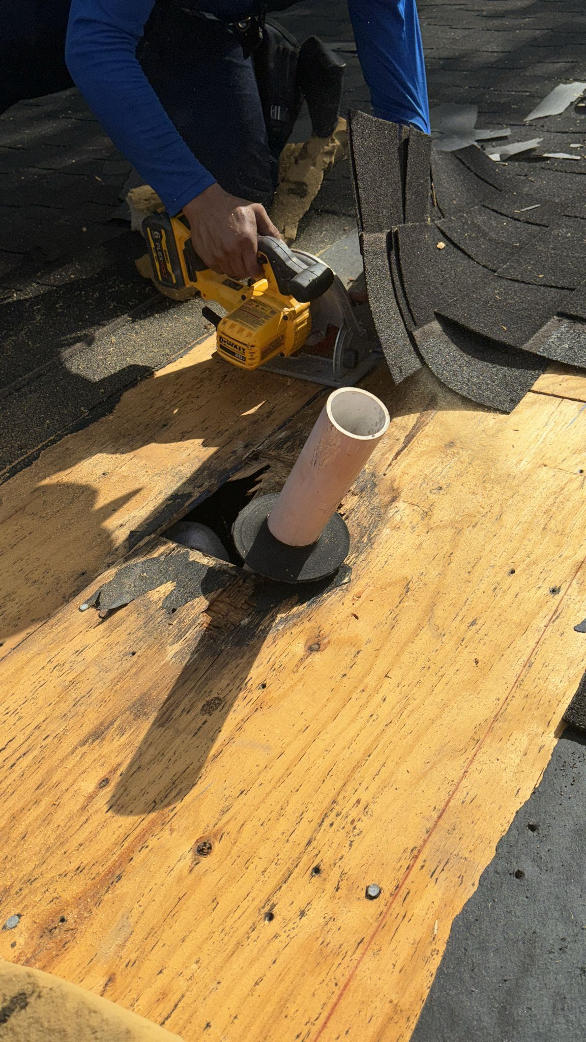 Hail Damage using Owen's Corning Duration (Lifetime) Shingles by Roof Repair Services LLC