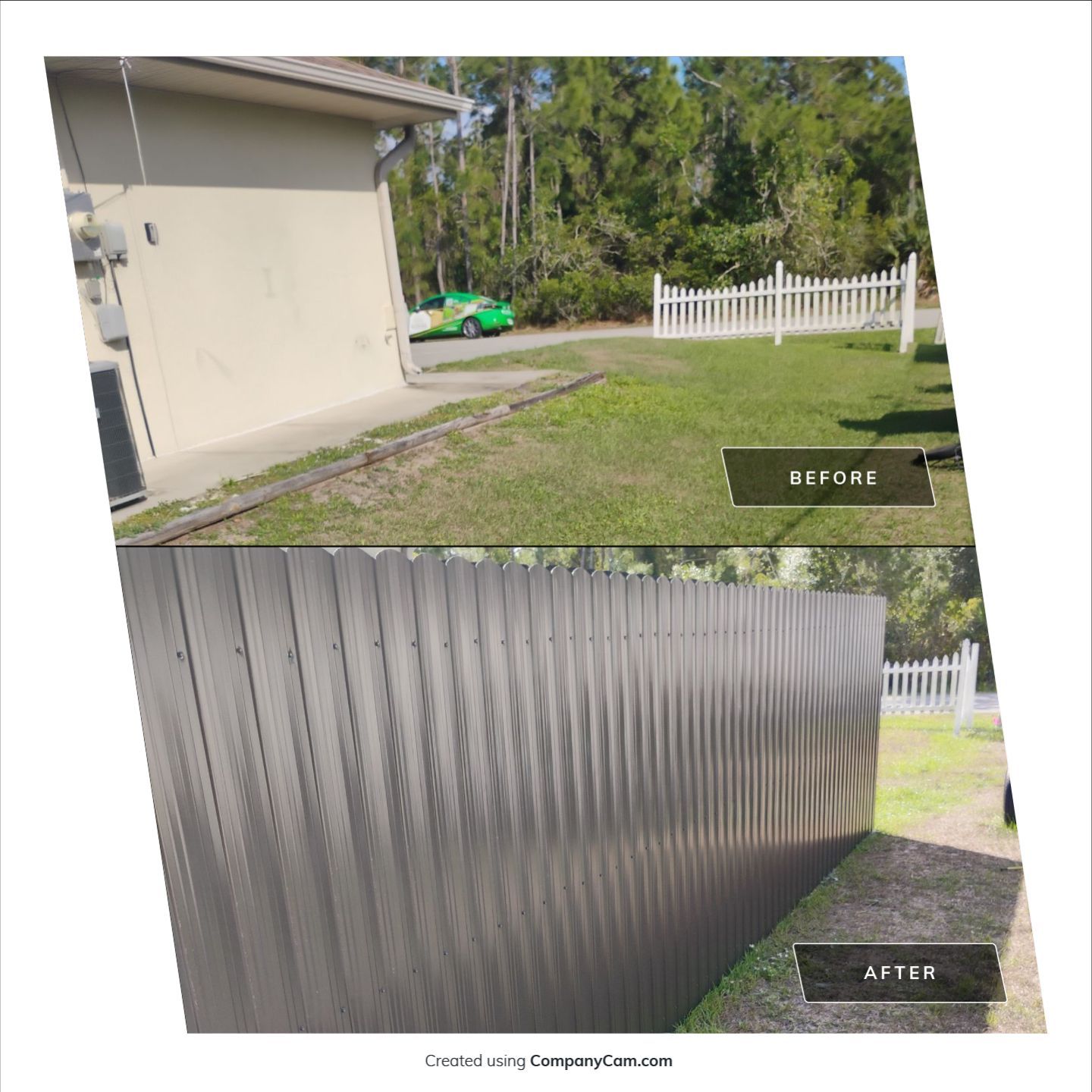 Bronze Metal Privacy in North Port by True Fence LLC