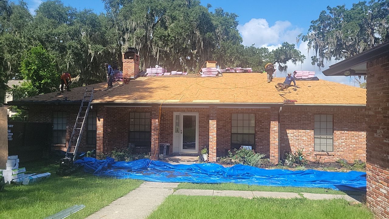Residential Roofing Installation using Owens Corning TruDefinition Duration Shingles by Galaxy Builders, Inc.