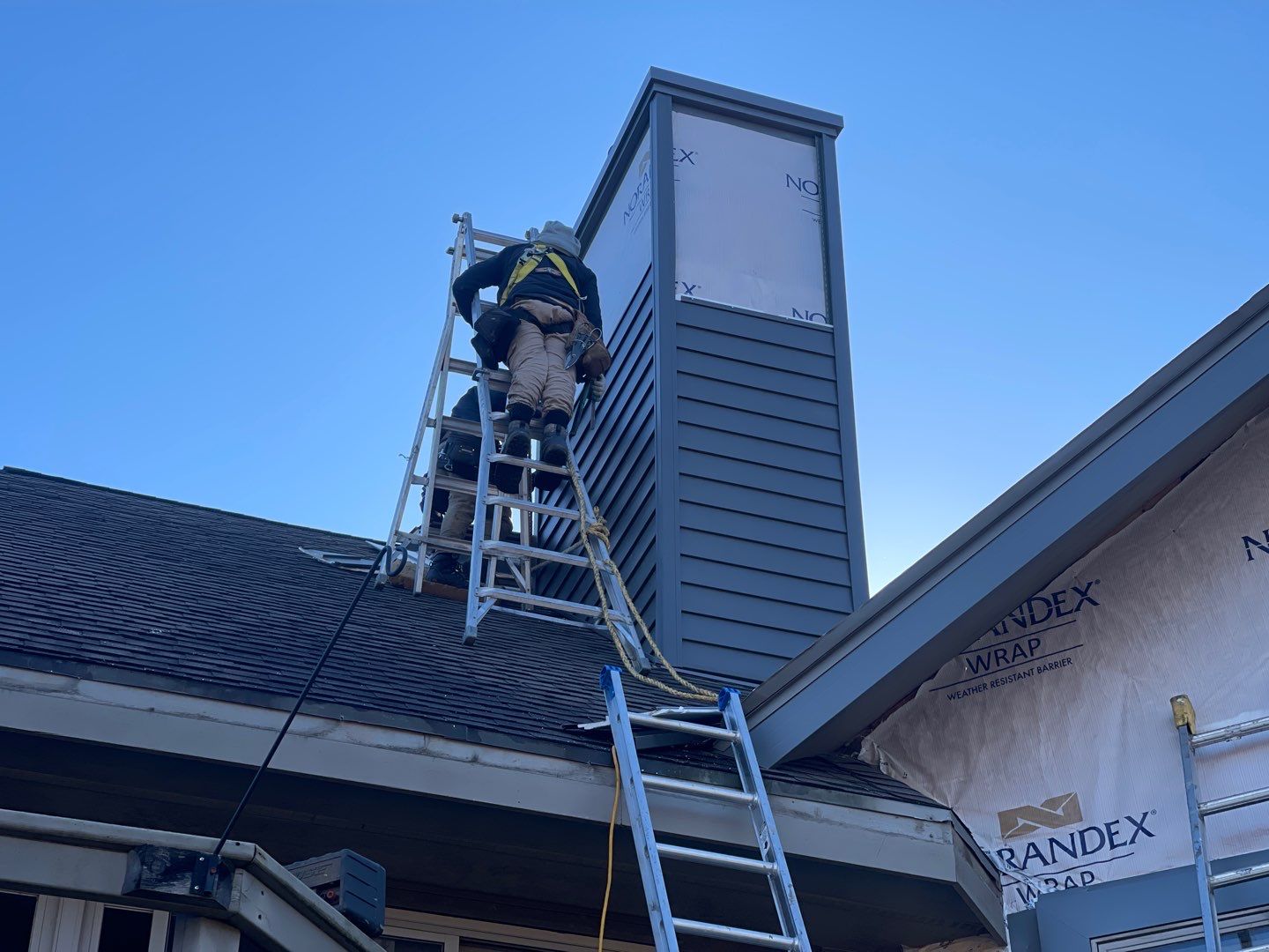 Siding Installation using Norandex Polar Wall Plus Siding, Window Wraps by Total Exteriors