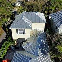 .032 Aluminum 1.5" Mechanical Seam Silver Metallic  by Total Roofing System The Metal Roof Experts
