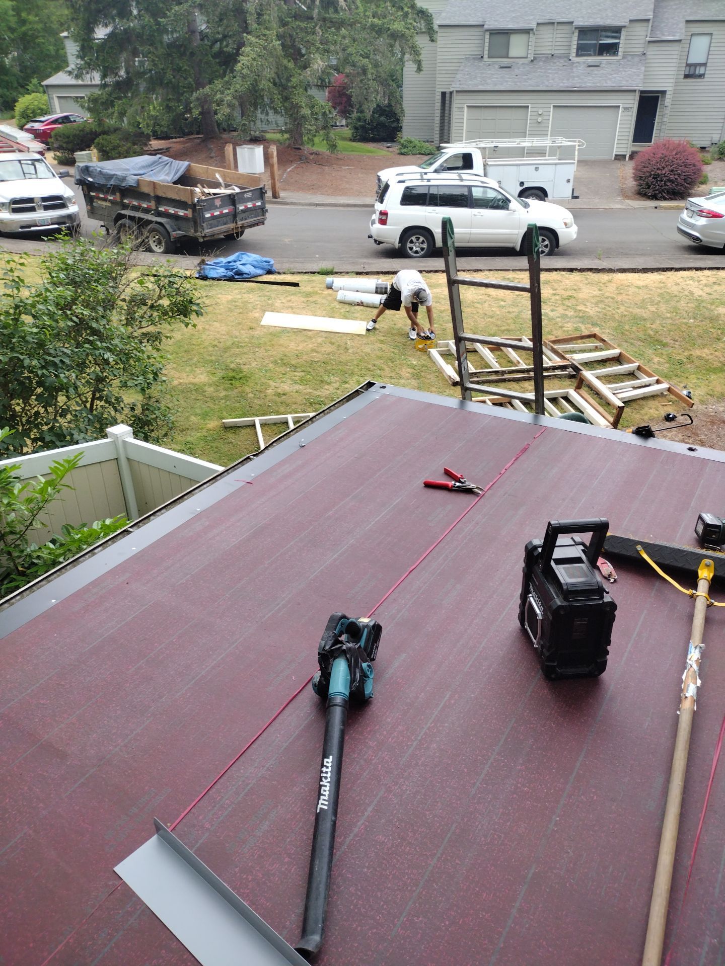 Residential Deck Replacement  using Certainteed Flintlastic SA Cap by Orezona Building & Roofing Company, Inc.