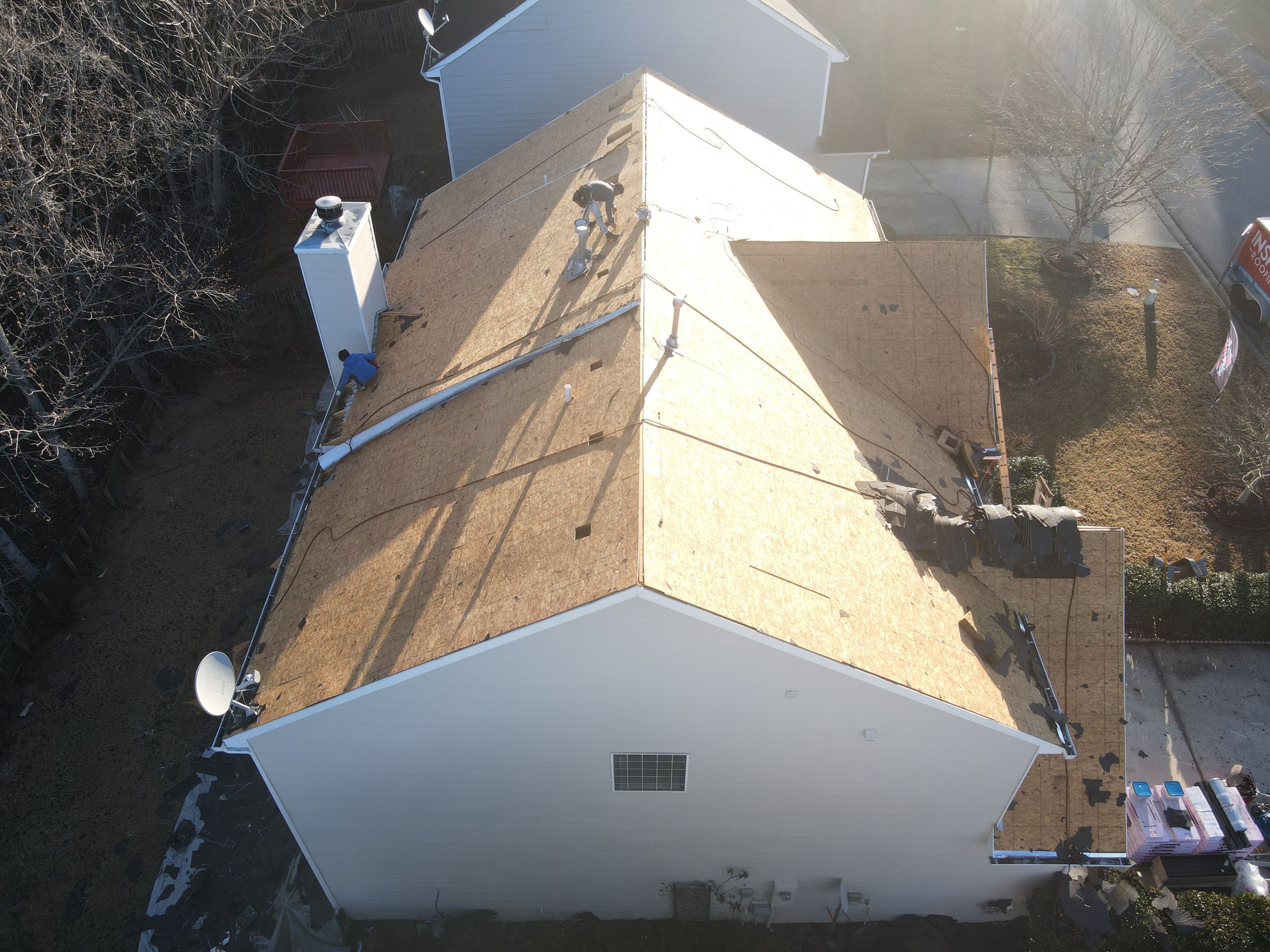 Residential Roofing Installation using Owens Corning by Inspector Roofing and Restoration
