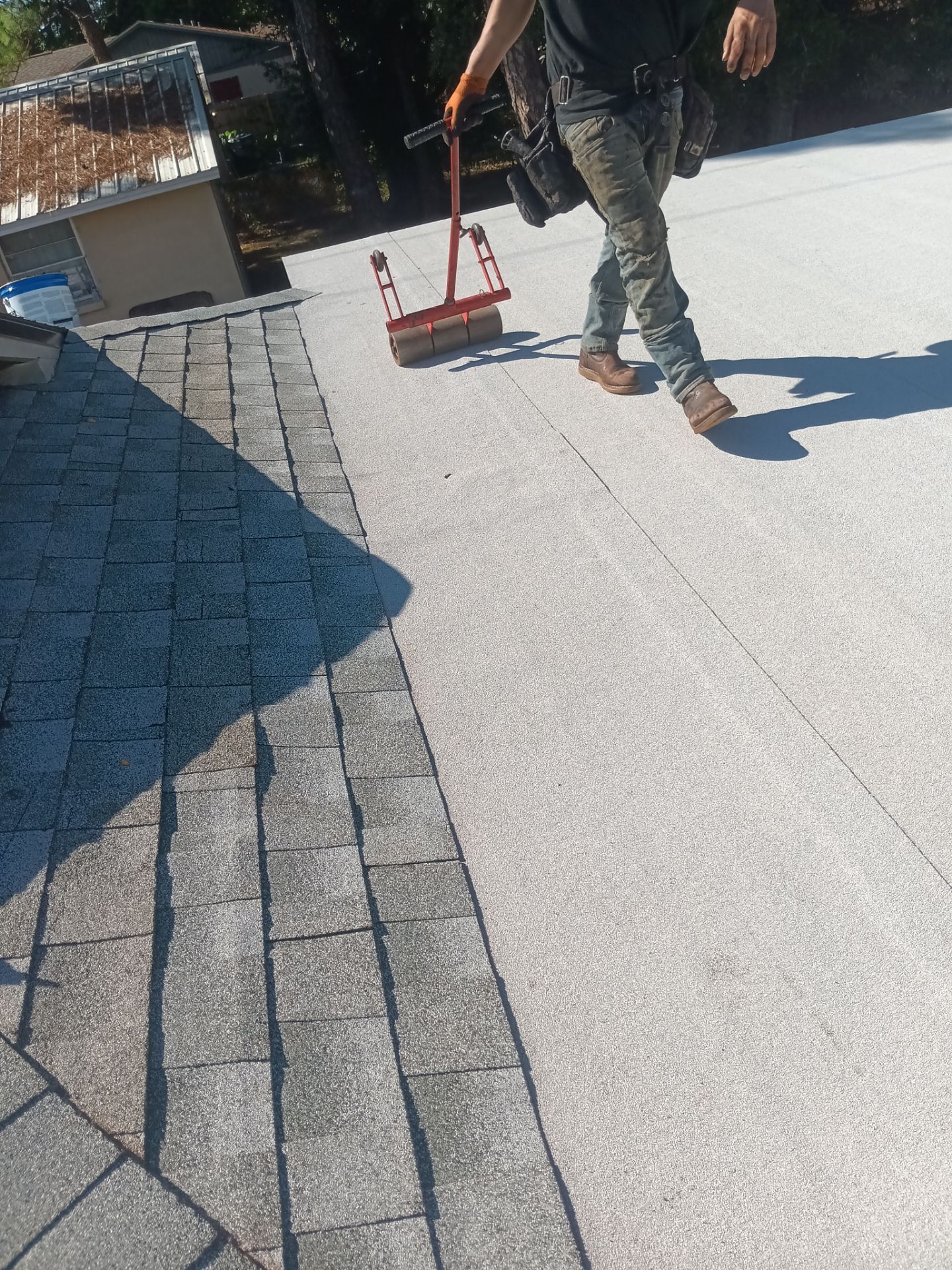 Flat addition  by Legacy Roofing SRQ