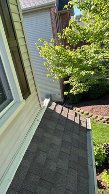 Turtle Shell gutter protection installation in Naperville, IL 60564, photograph 5