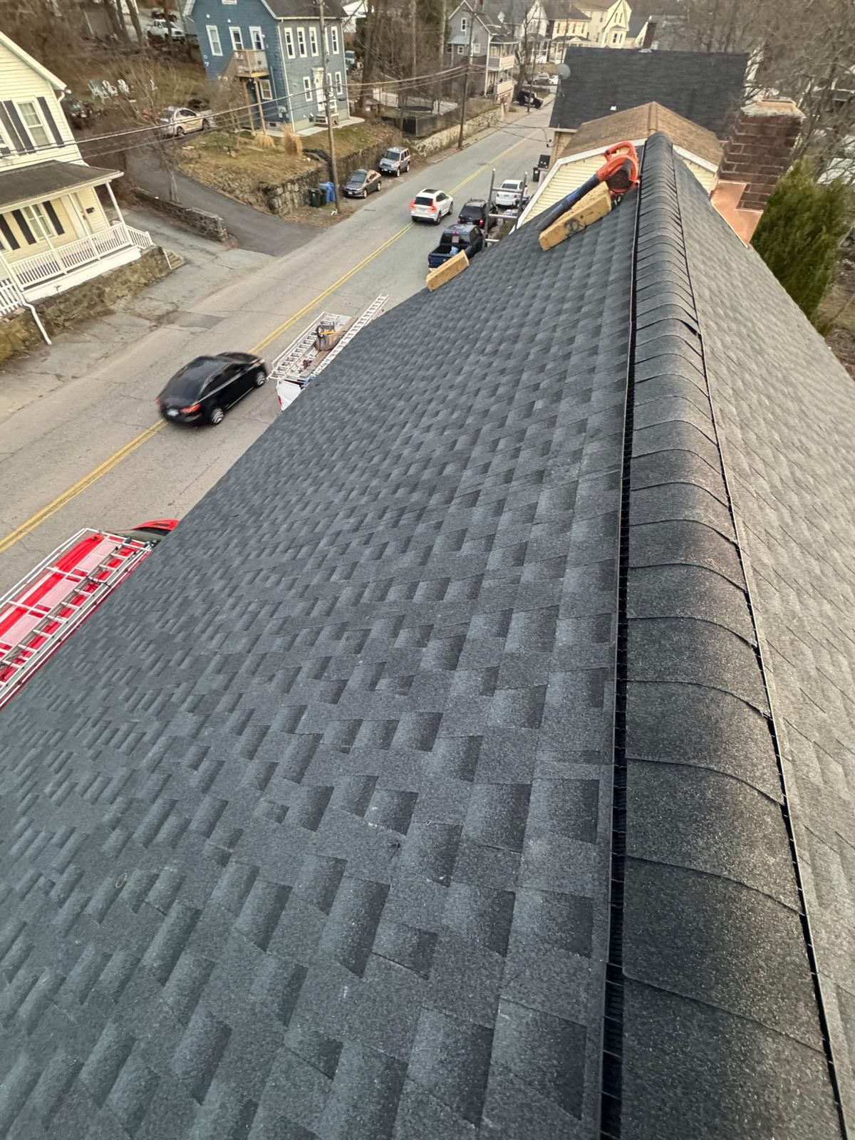 DiGiorgi Roofing in Norwalk creating a beautiful newly shingled home by DiGiorgi Roofing and Siding Inc