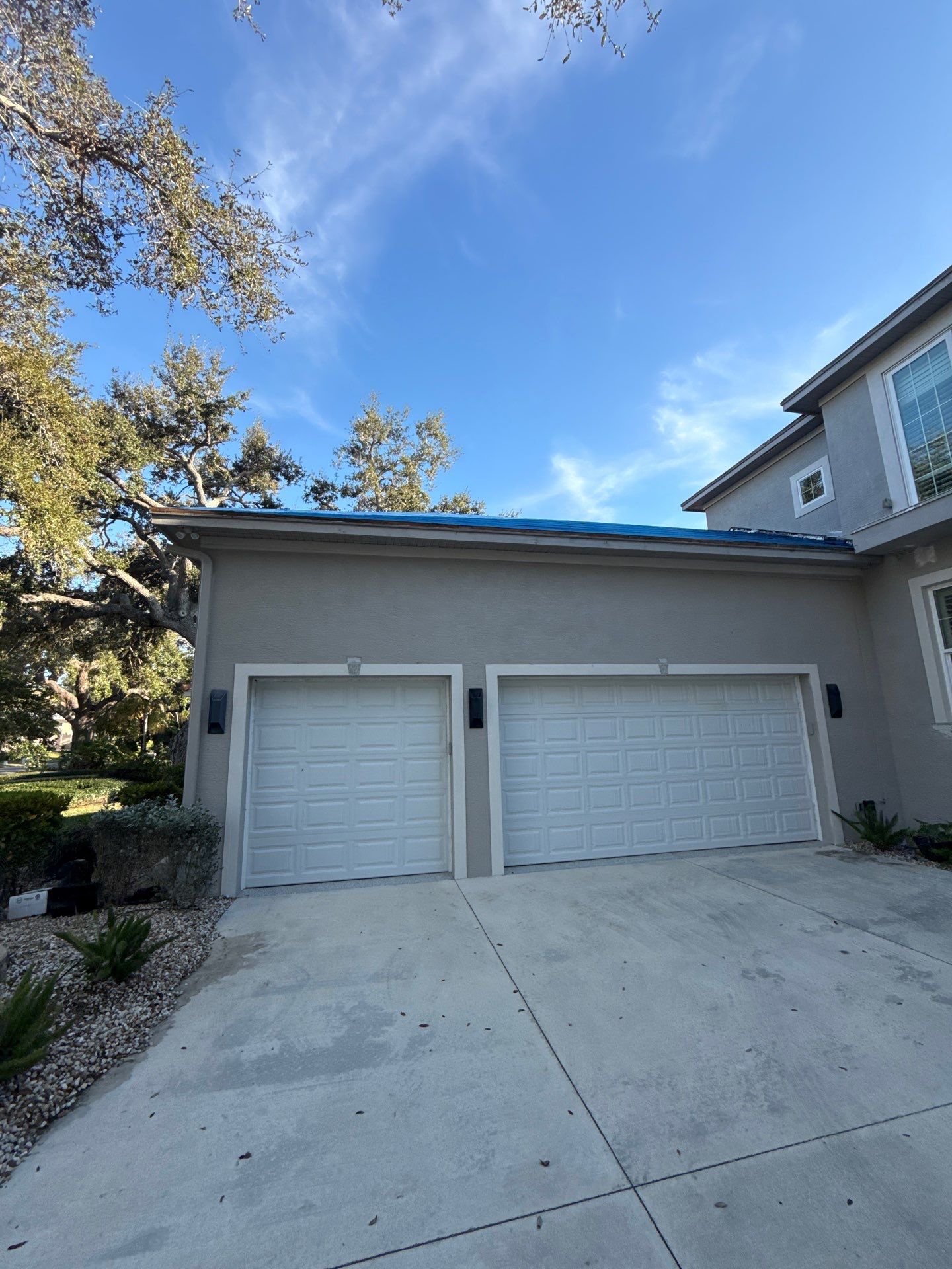 Soffit and Fascia Installation and black seamless gutters in Sarasota FL by Gutter Professors