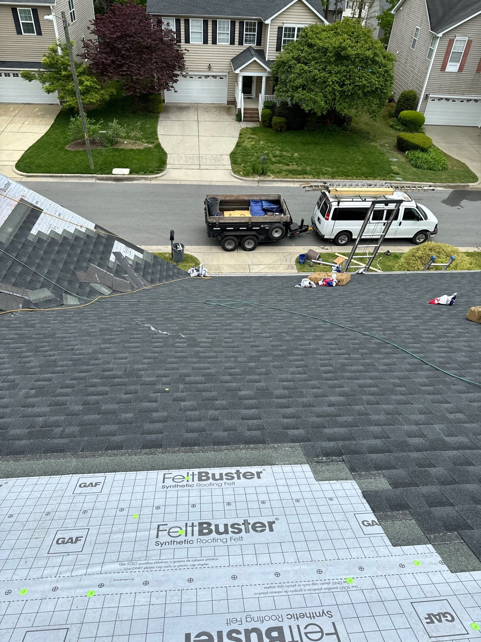 Project in Apex - Timberline HDZ Charcoal  by Pro Performance Roofing