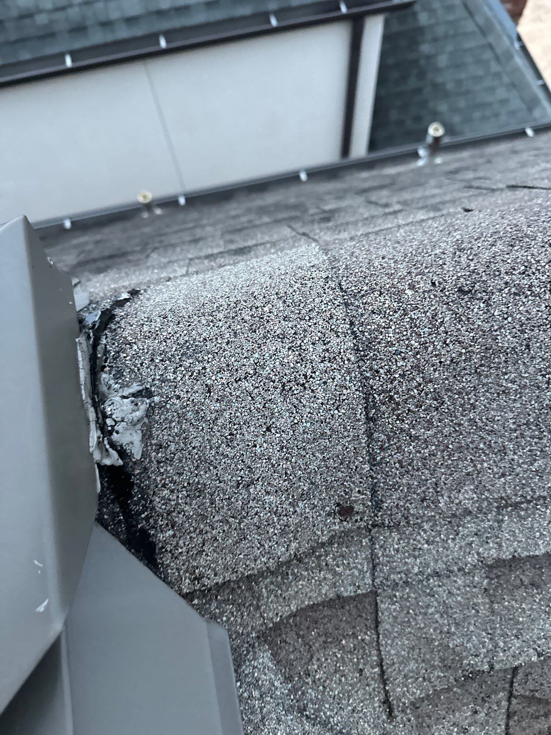 Hail Damage using Owen's Corning Duration (Lifetime) Shingles by Roof Repair Company