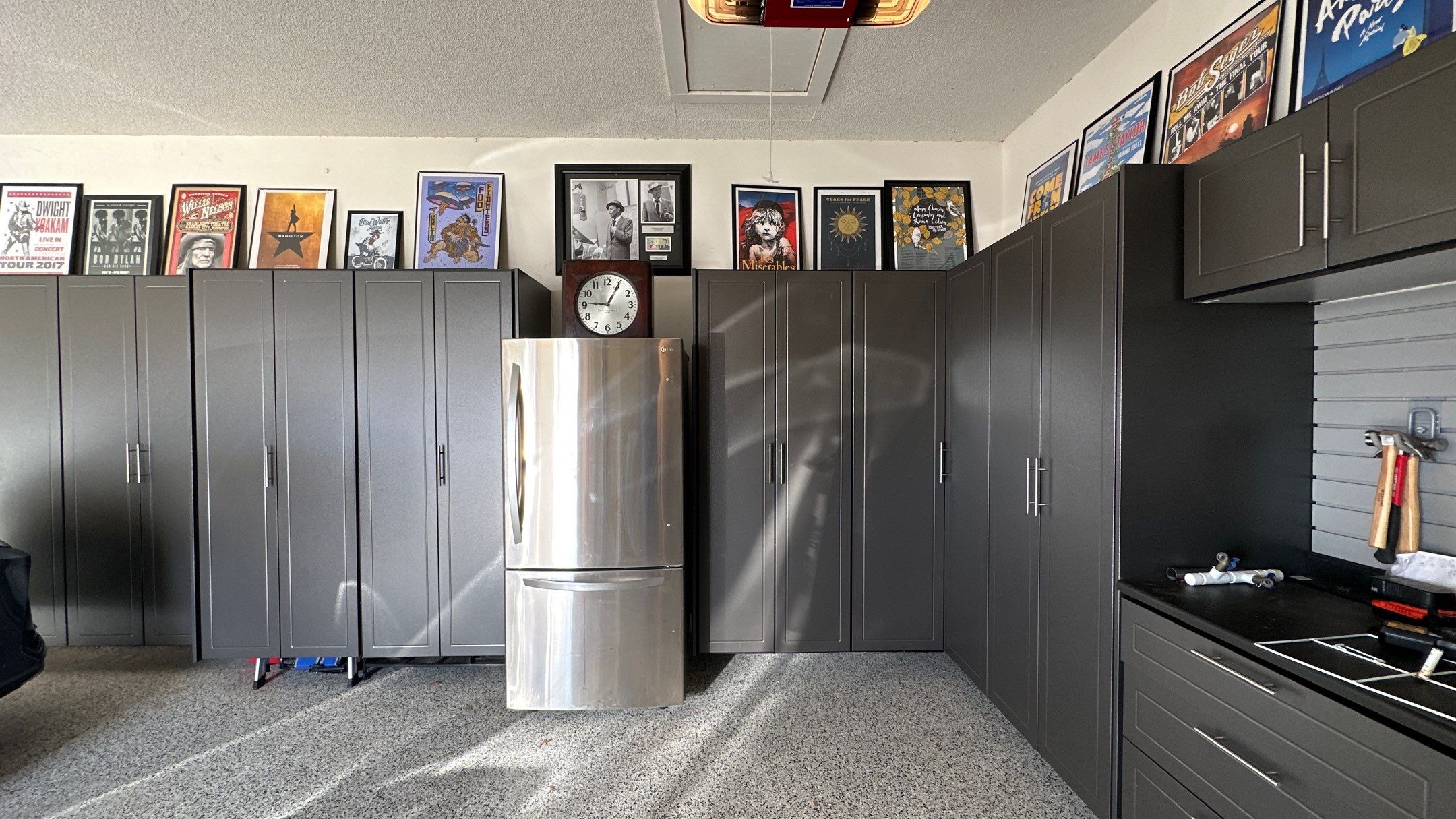 Cathleen R. upgraded her garage with a beautiful cabinet setup by Banner Garage