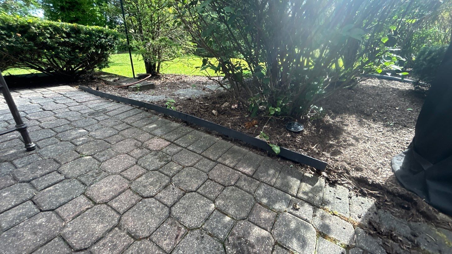 Brick paver repair, clean and seal by Northern Power Washing LLC.