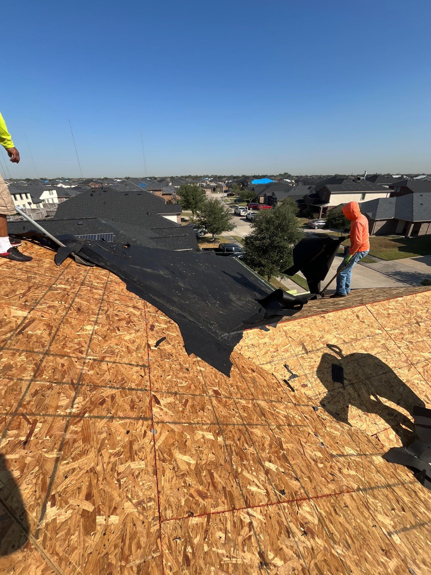 Reroof with Solar panel Detach and Reset by Berry Good Roofing 
