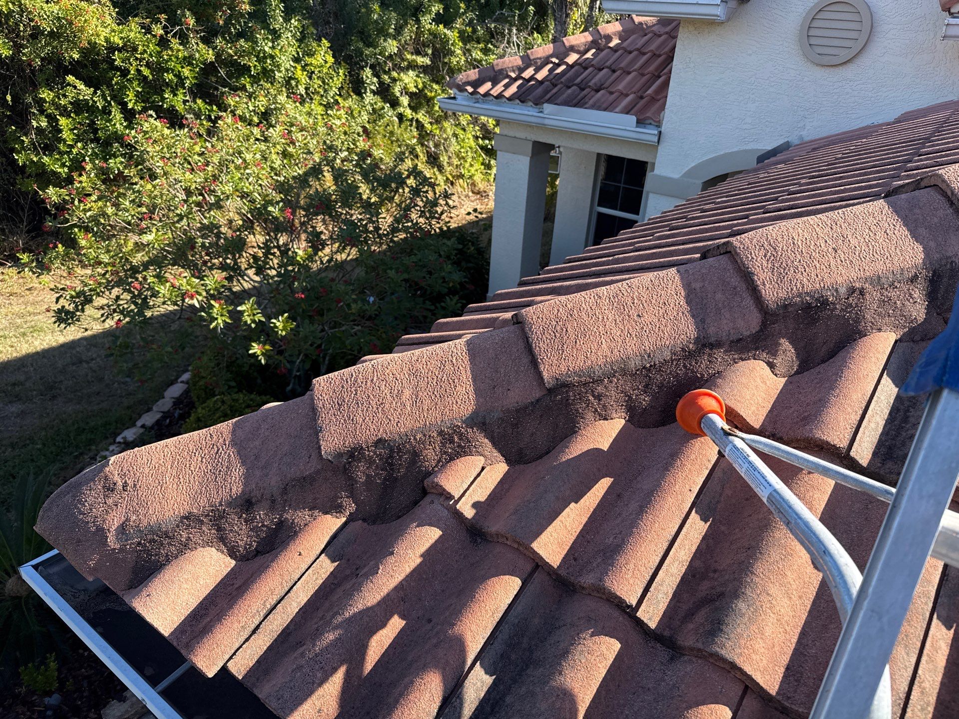 Barrel Tile Roof Cleaning in Tara – Bradenton, FL by Sunshine AquaWash