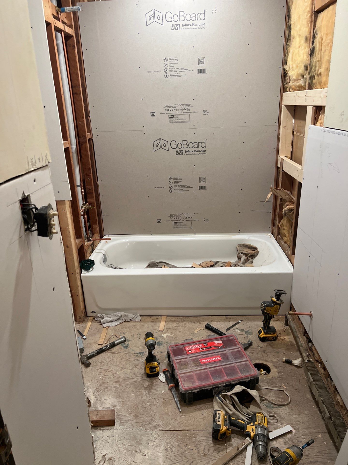 Bathroom renovation by A R Crowell Plumbing/Finishing Touch Remodeling