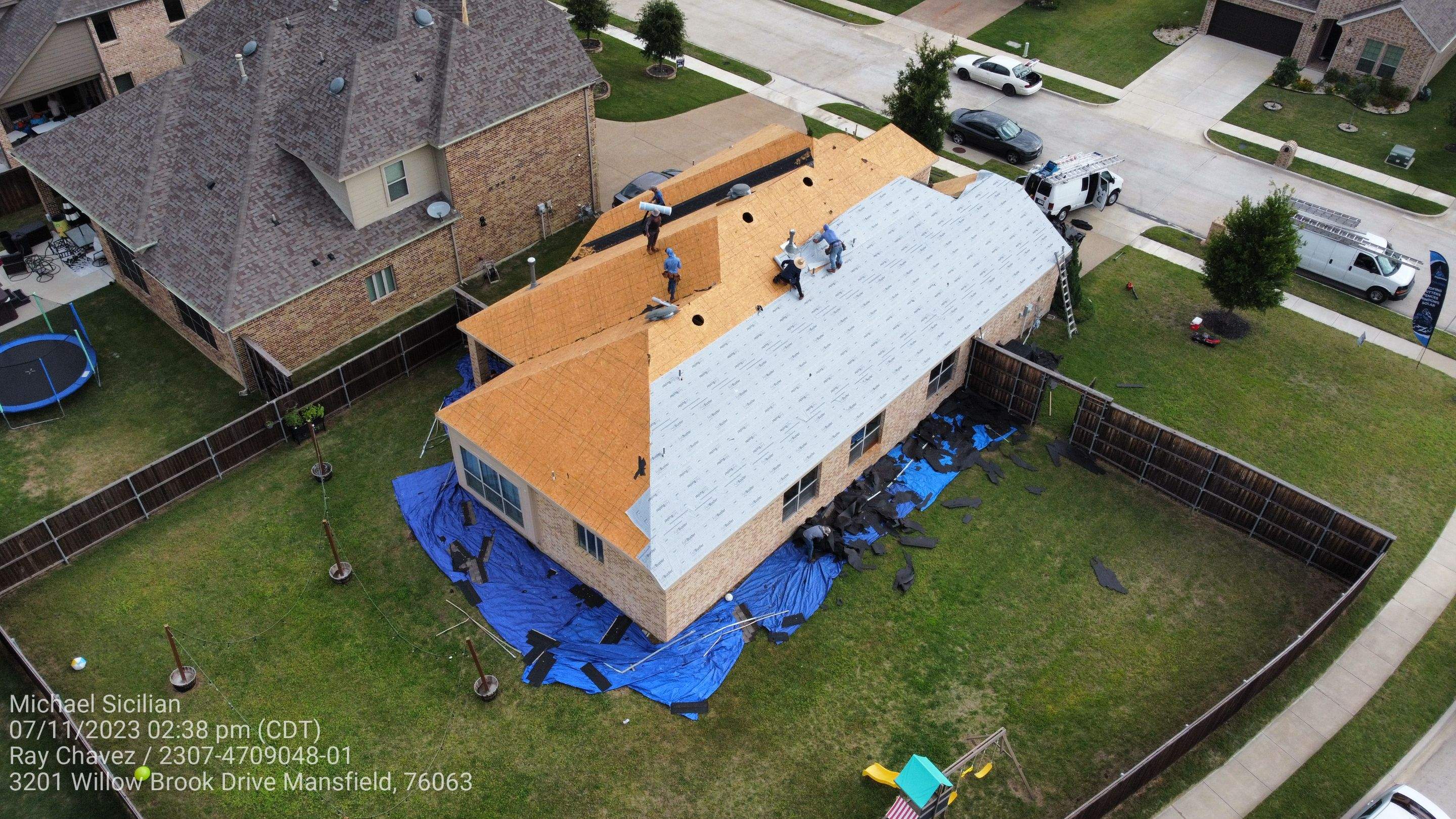 Project in Mansfield by Zeus Exteriors