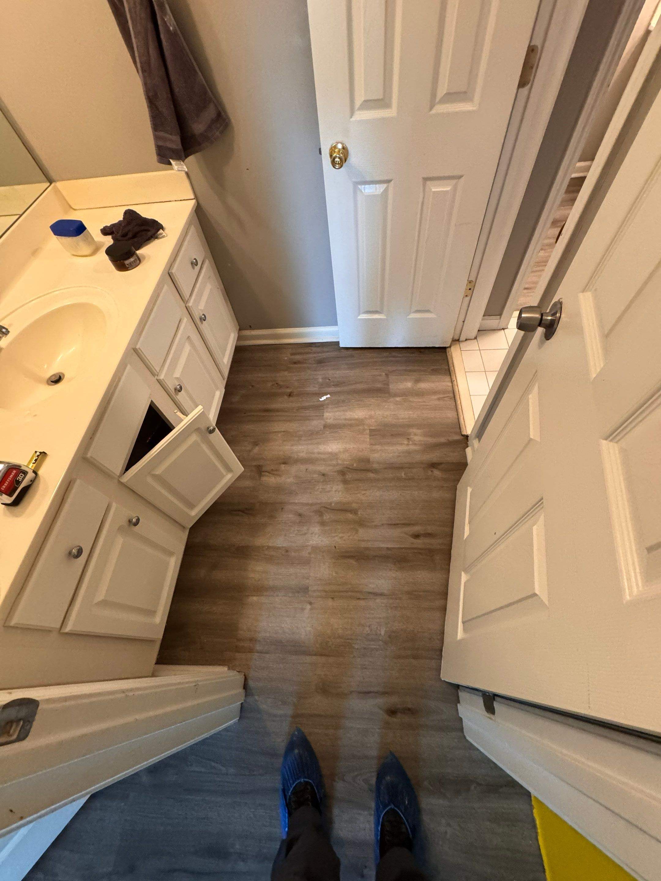 Jack and Jill bathroom renovation by Prudencio