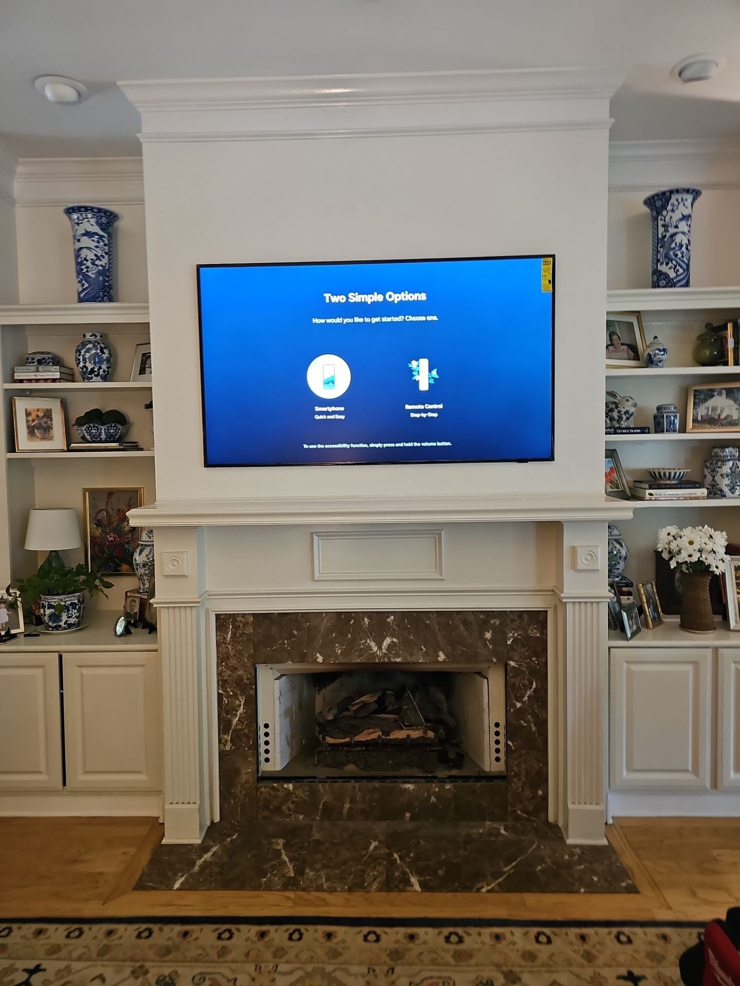 Fireplace TV Mounting Projects by Hangman Mounting & Installation 