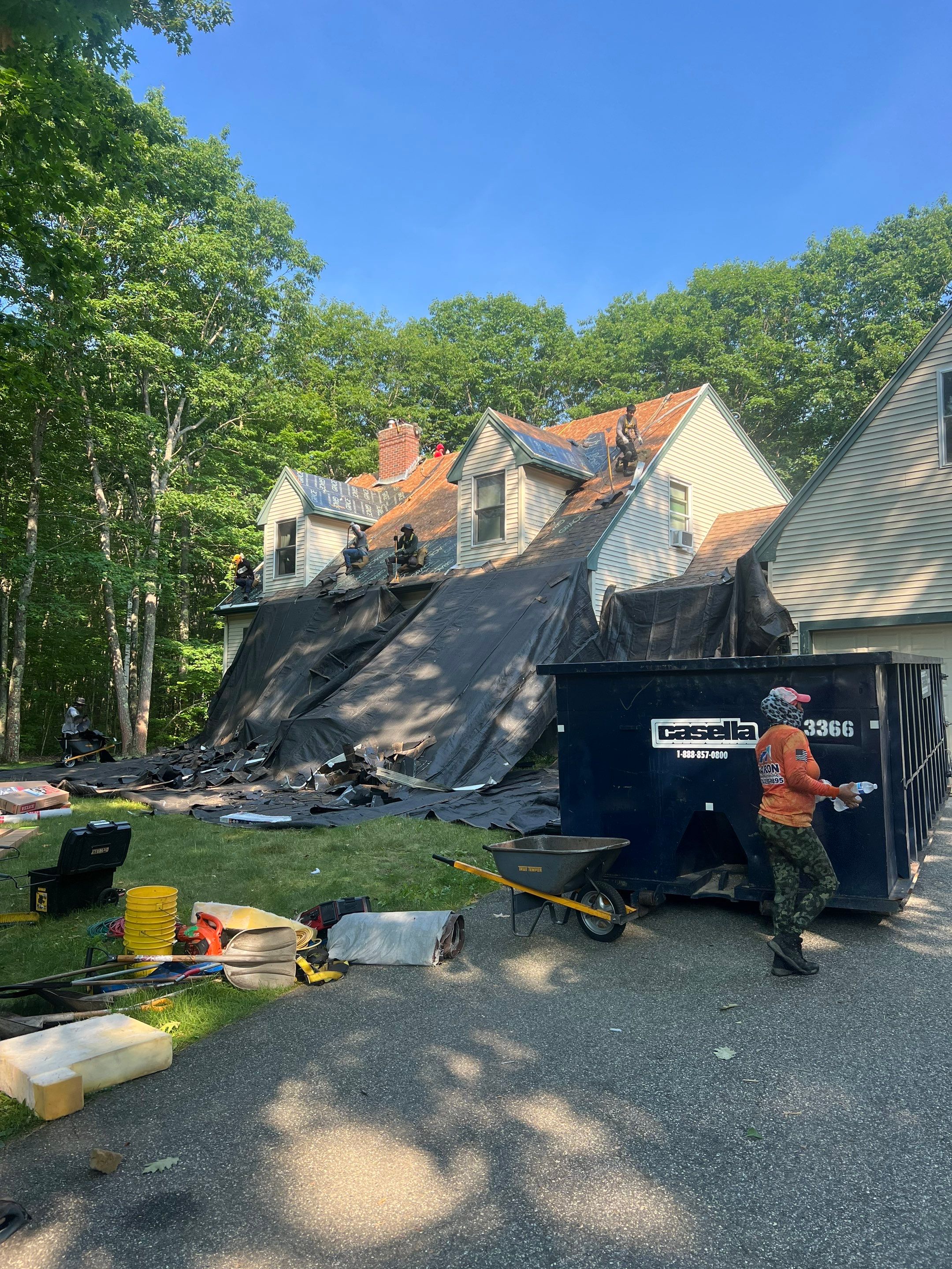 Roof Done in Kennebunk, ME by Tall pine roofing