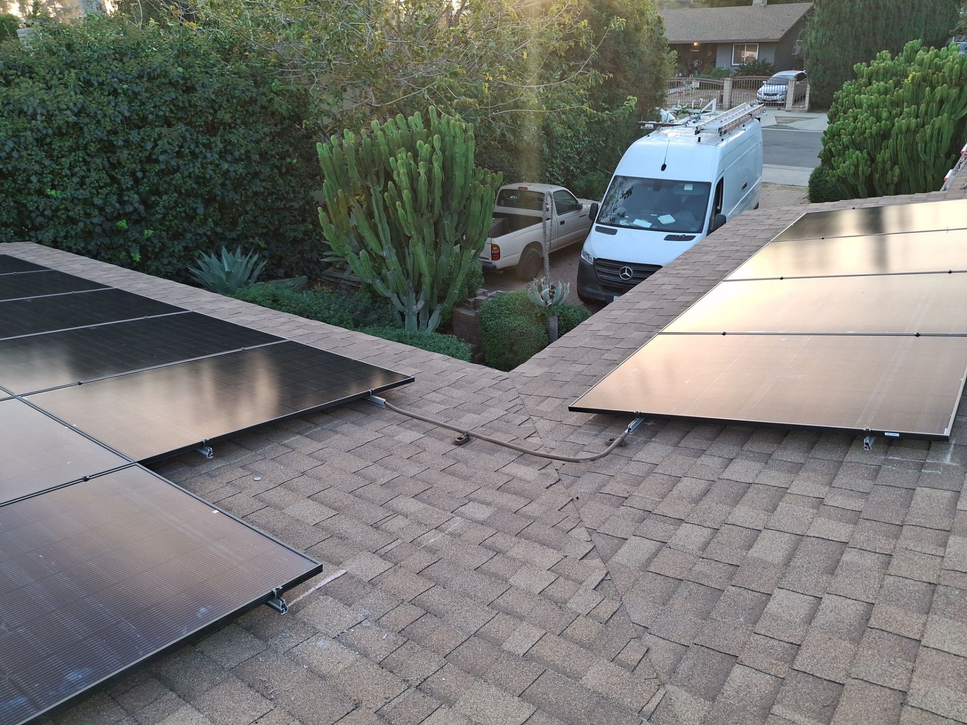 Twenty-Panel Solar Array in Los Angeles by AWS Solar