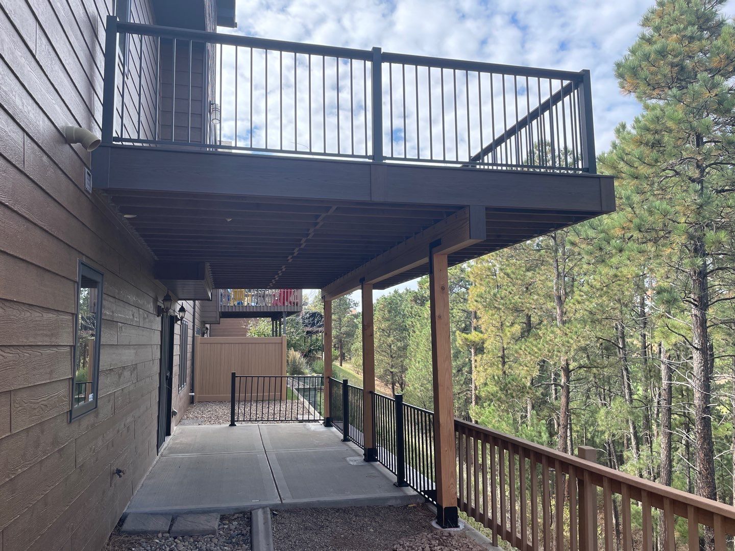 Golf Course Trex Deck Transformation by Weather-Tite Exteriors LLC