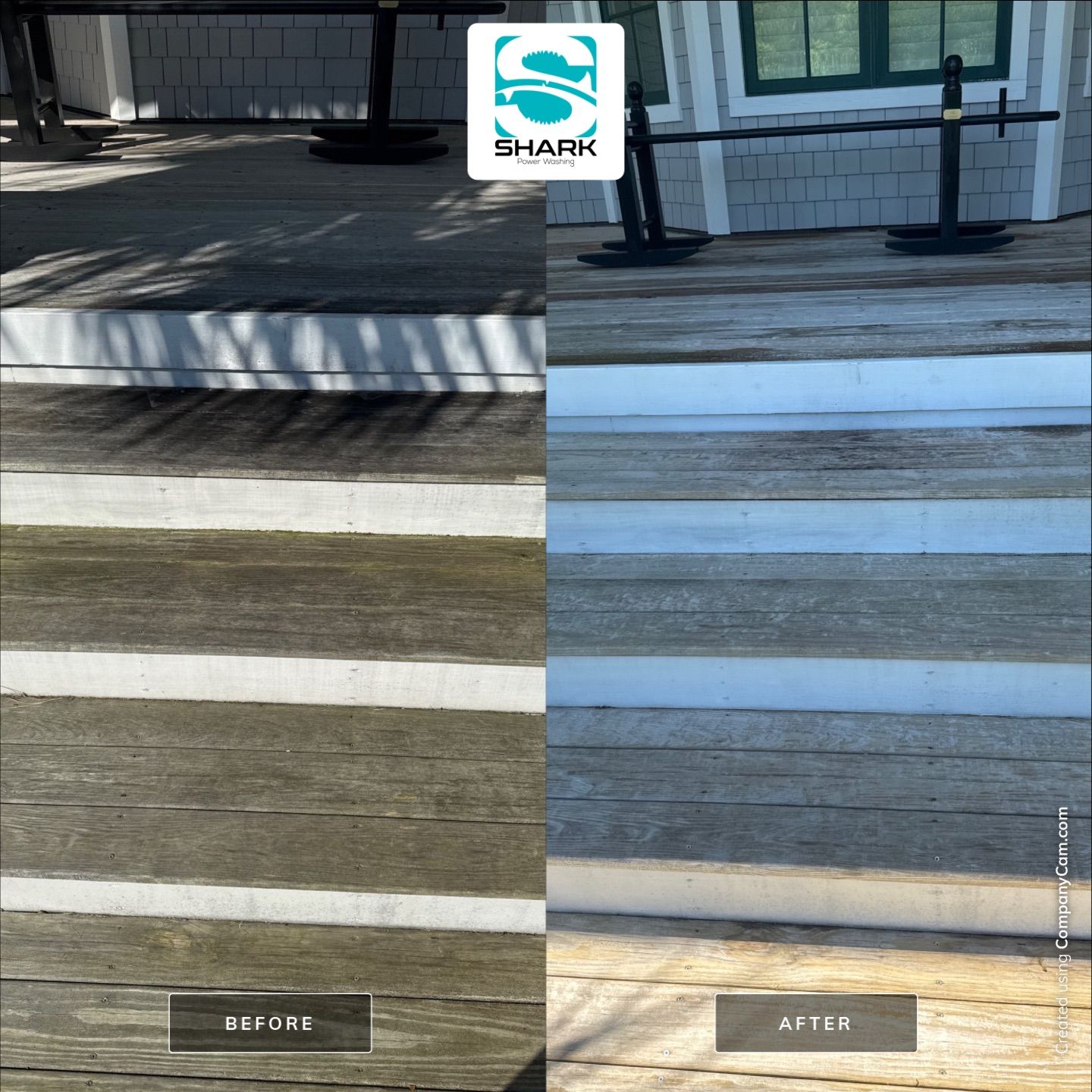Project in Wilmington by Shark Power Washing