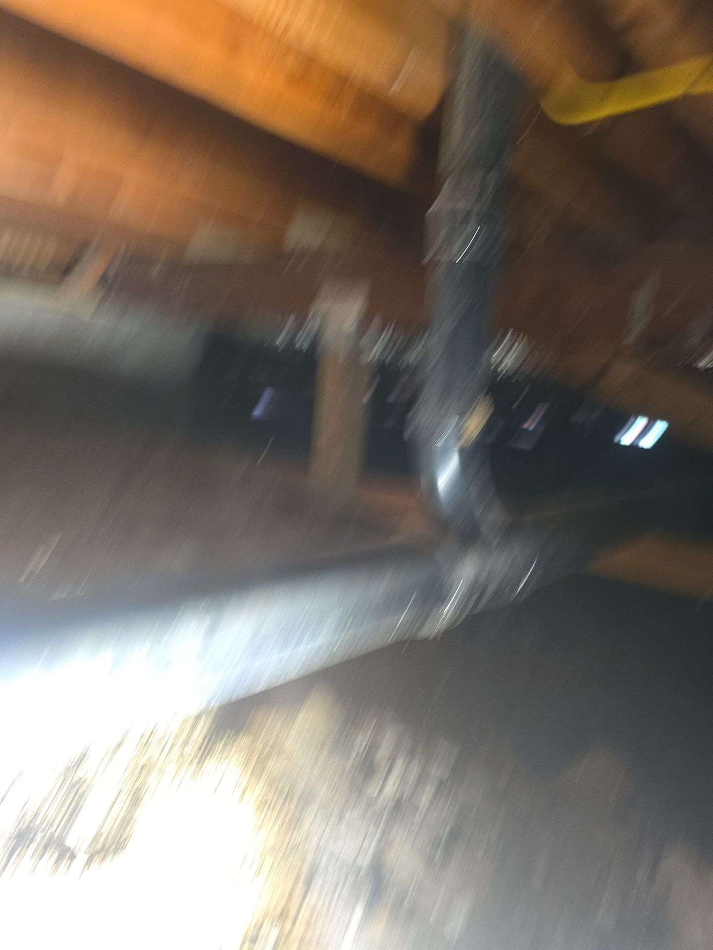 Installation of New Tall Black Piping (Wall to Ceiling) & Underground Piping by Us Plumbing