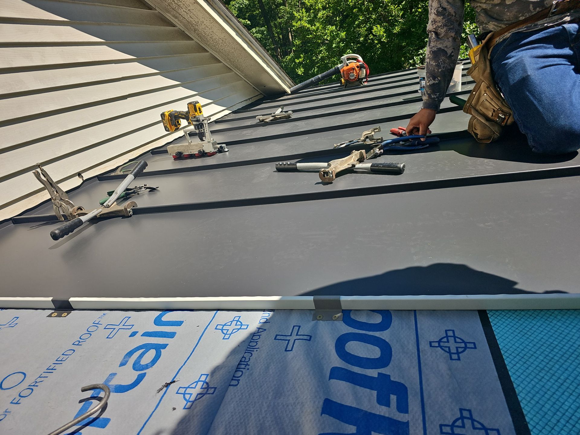 Metal Roof Replacement by Winchester Roofing