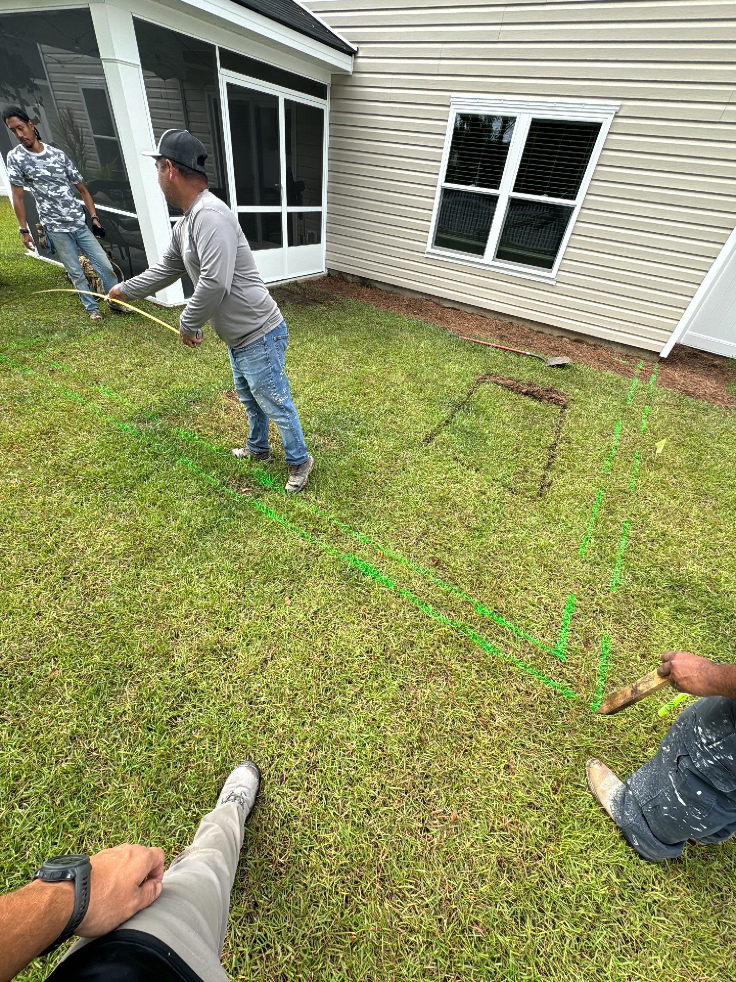 Custom Multi-Toned Paver Patio Installation in Bluffton by Lowcountry Scapes, LLC