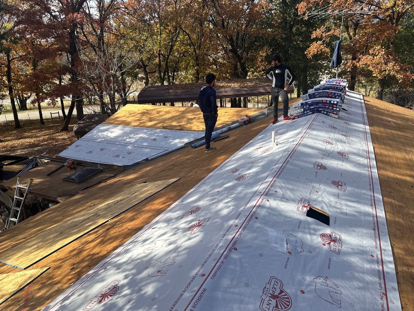 Porch Repairs and a Roof Replacement by BANA Roofing and Solar Supply