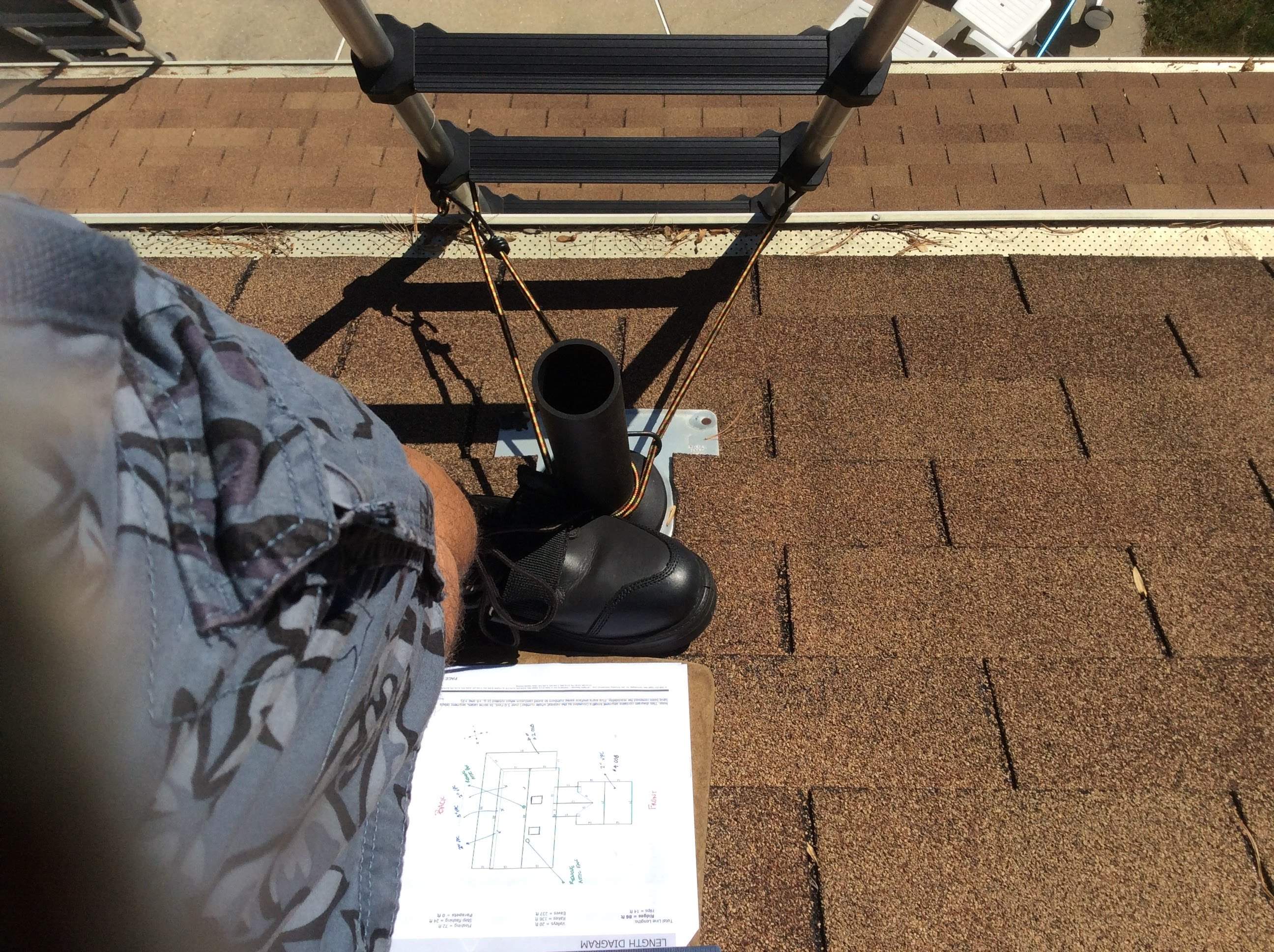 Residential Roofing Installation using Pewterwood Shingles  by Alpha Design Services