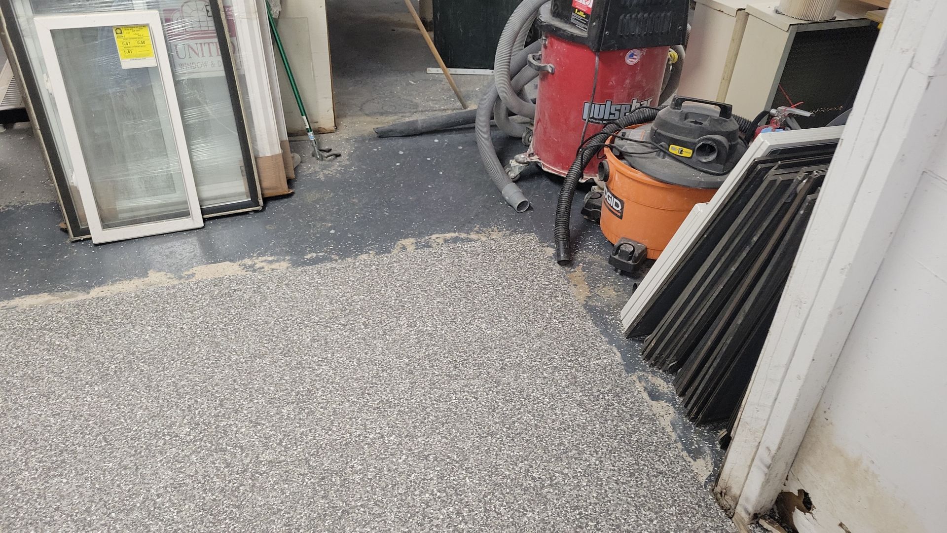 Laundry Room Floor Coating using Penntek- Silver Creek by Spectrum Painting, LLC