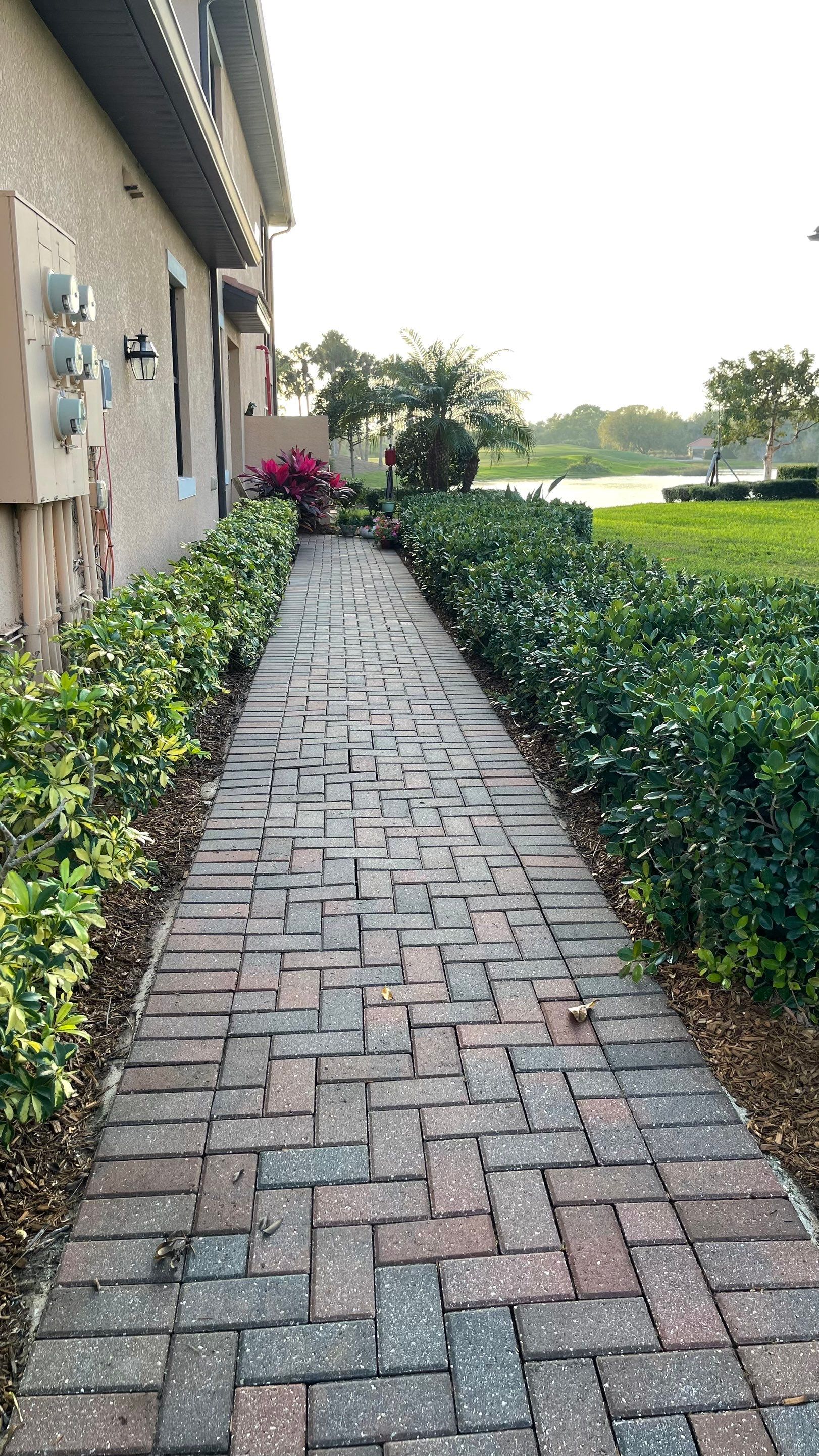 HOA Paver Driveway & Sidewalk Cleaning in Sarasota National, Venice, FL | Sunshine AquaWash by Sunshine AquaWash