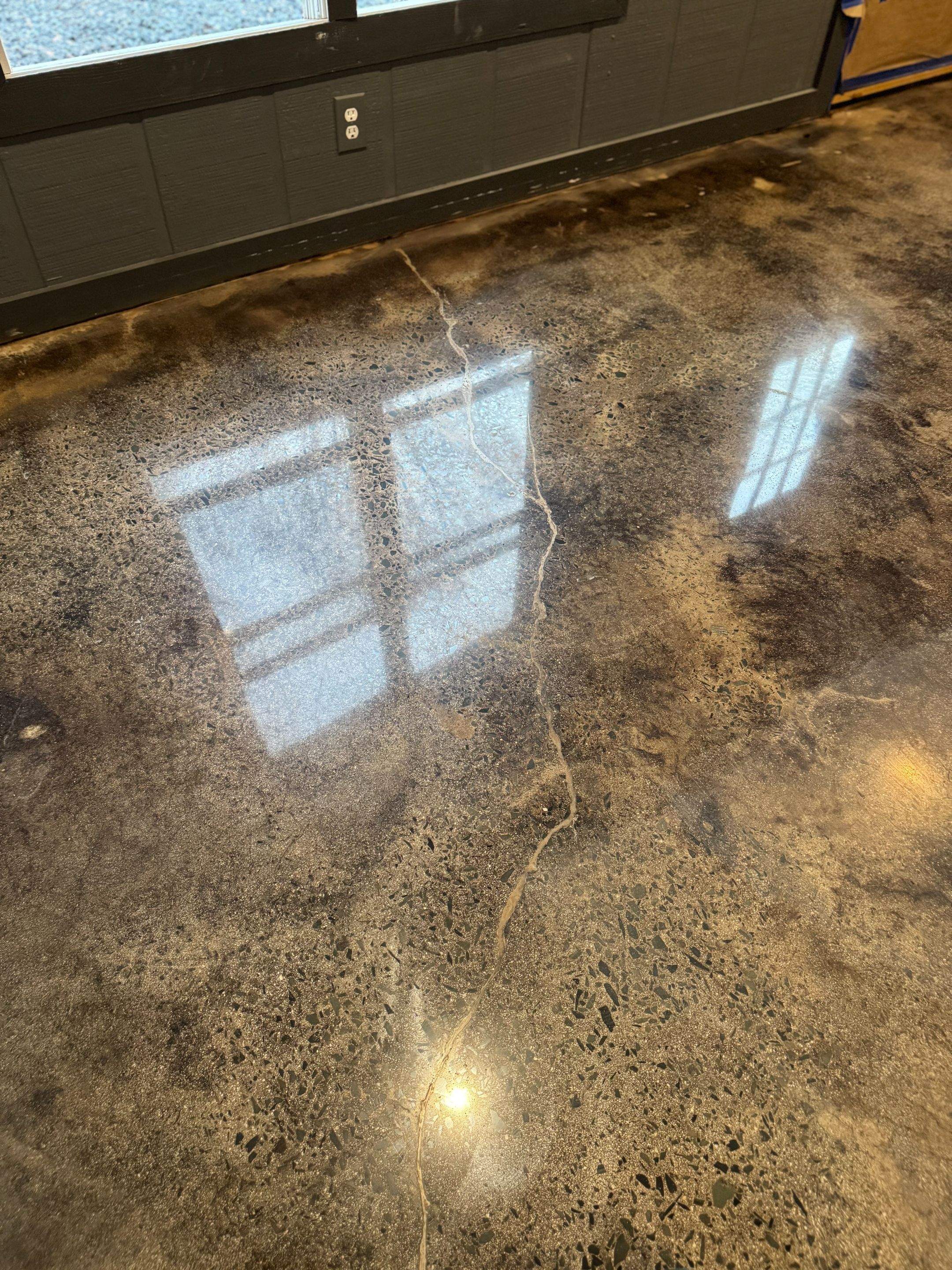 Acid Stain Polished floor to 3500grit by Endure Concrete Coatings