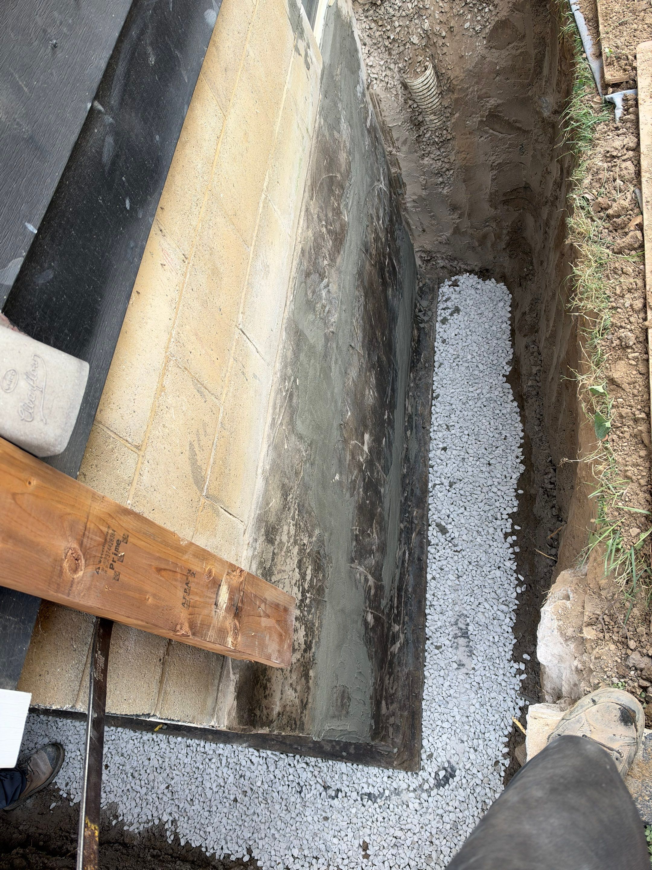 Exterior Foundation Waterproofing and Weeping Tile Installation in Hamilton by Canada Waterproofers Inc