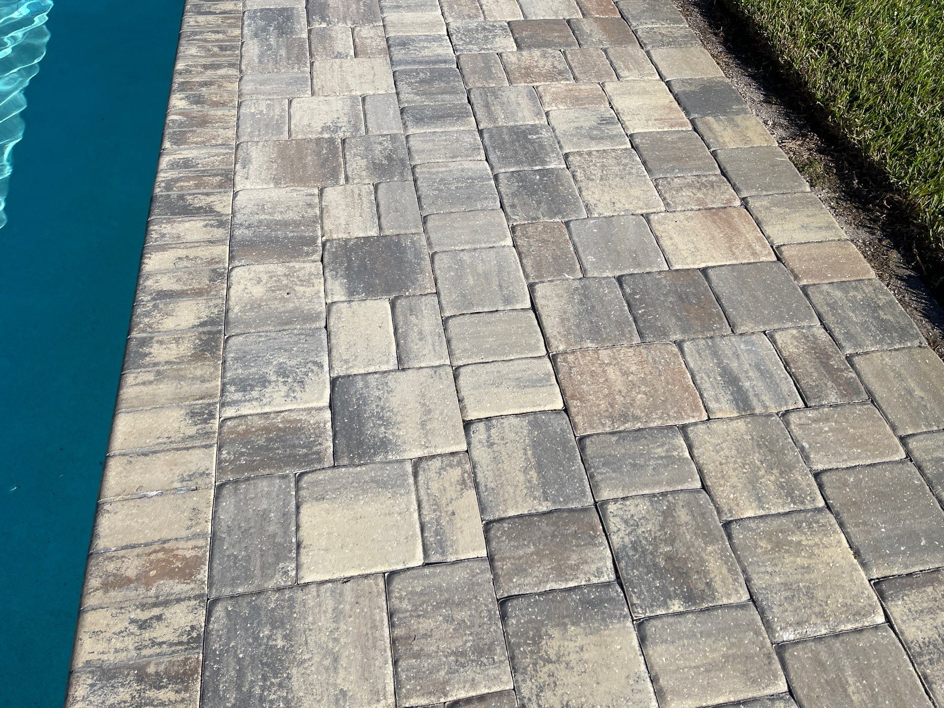 Pool Pavers using Concrete Sealant and PolySand by DuraSeal