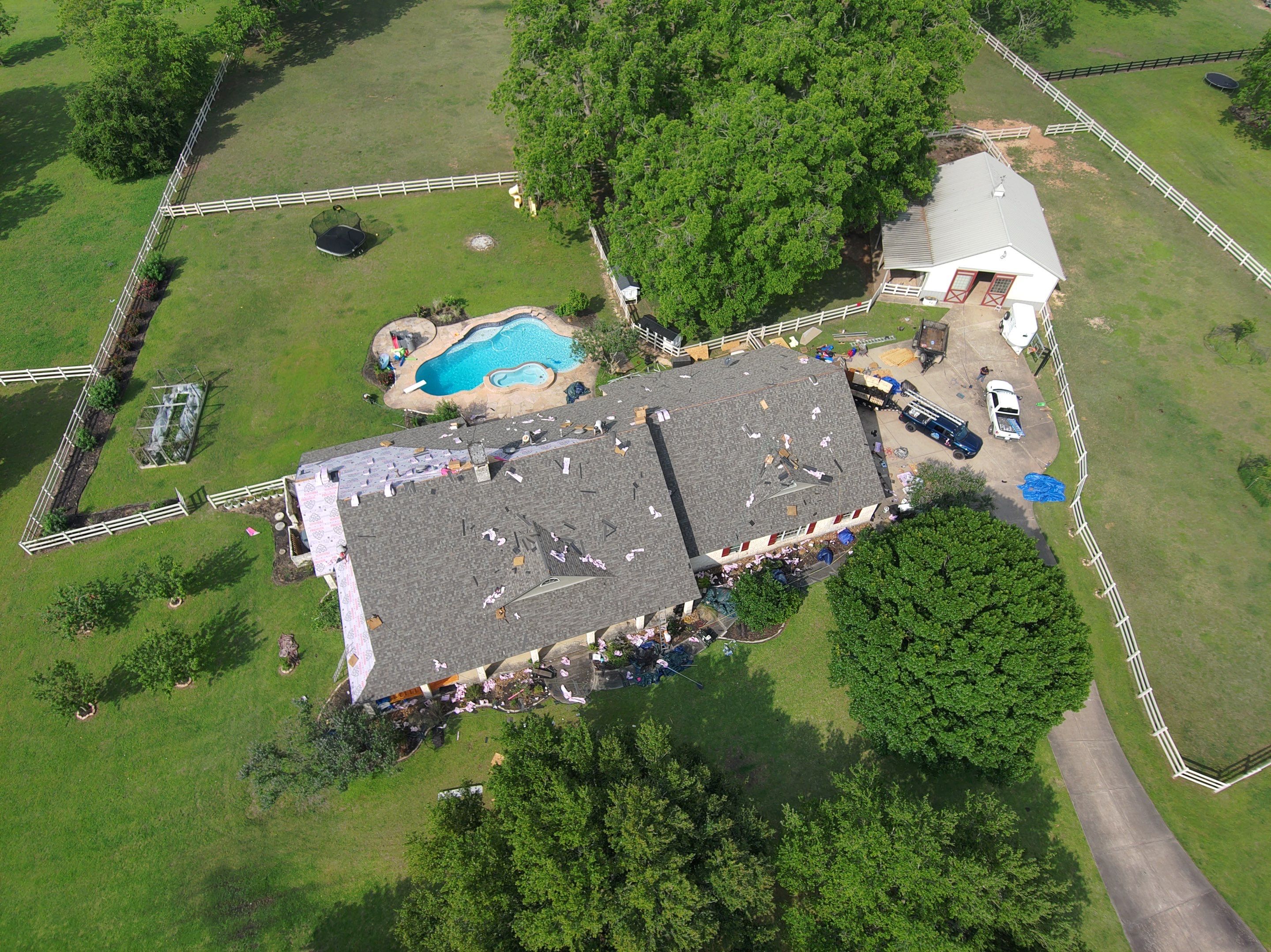 Residential Roofing Installation using Owen's Corning Duration (Lifetime) Shingles by Roof Repair Company