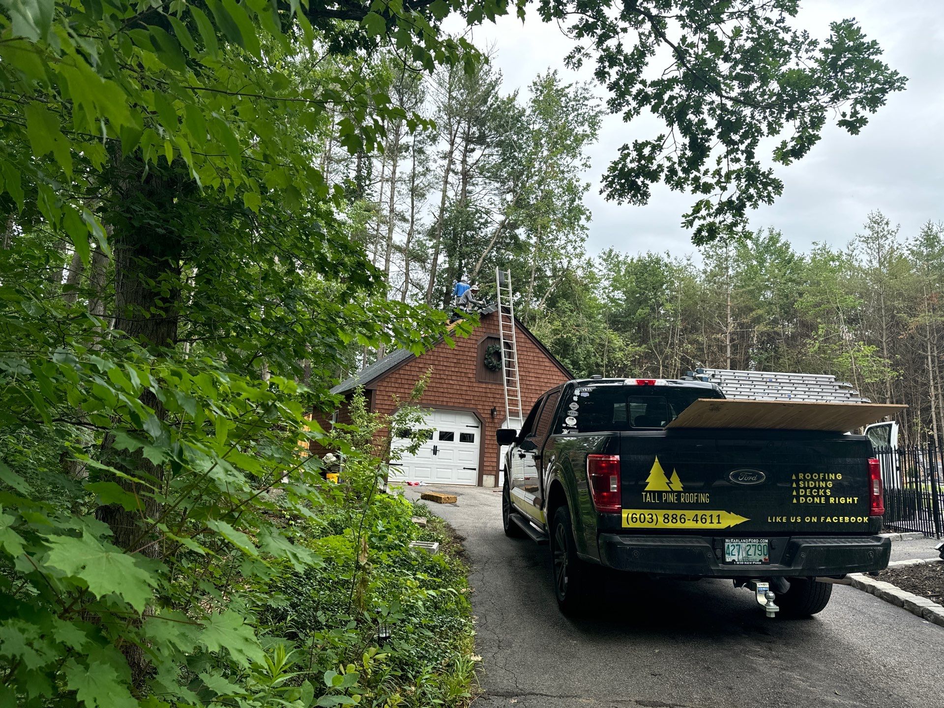 Garage Roof in South Berwick, ME by Tall pine roofing