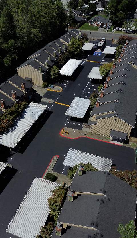 Townhomes On Center | Seal Coating & Striping by Jireh Asphalt & Concrete Inc 