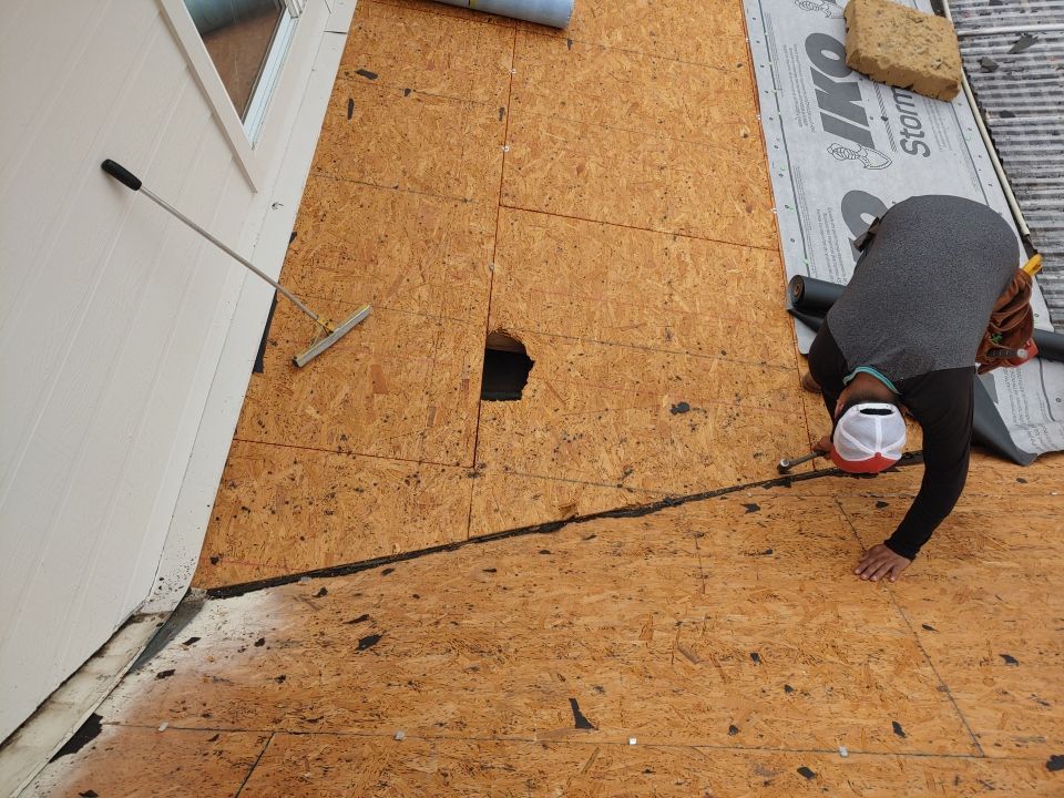 Austin Residential Roof Replacement Featuring IKO Glacier Architectural Shingles by Caliber Restoration LLC